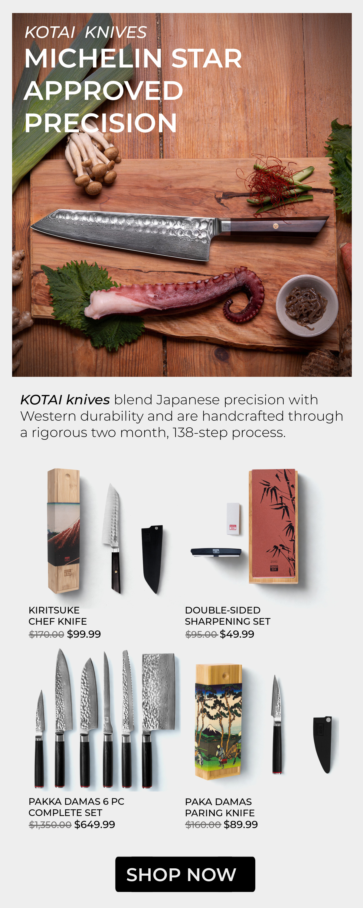 Kotai Japanese Kitchen Knives