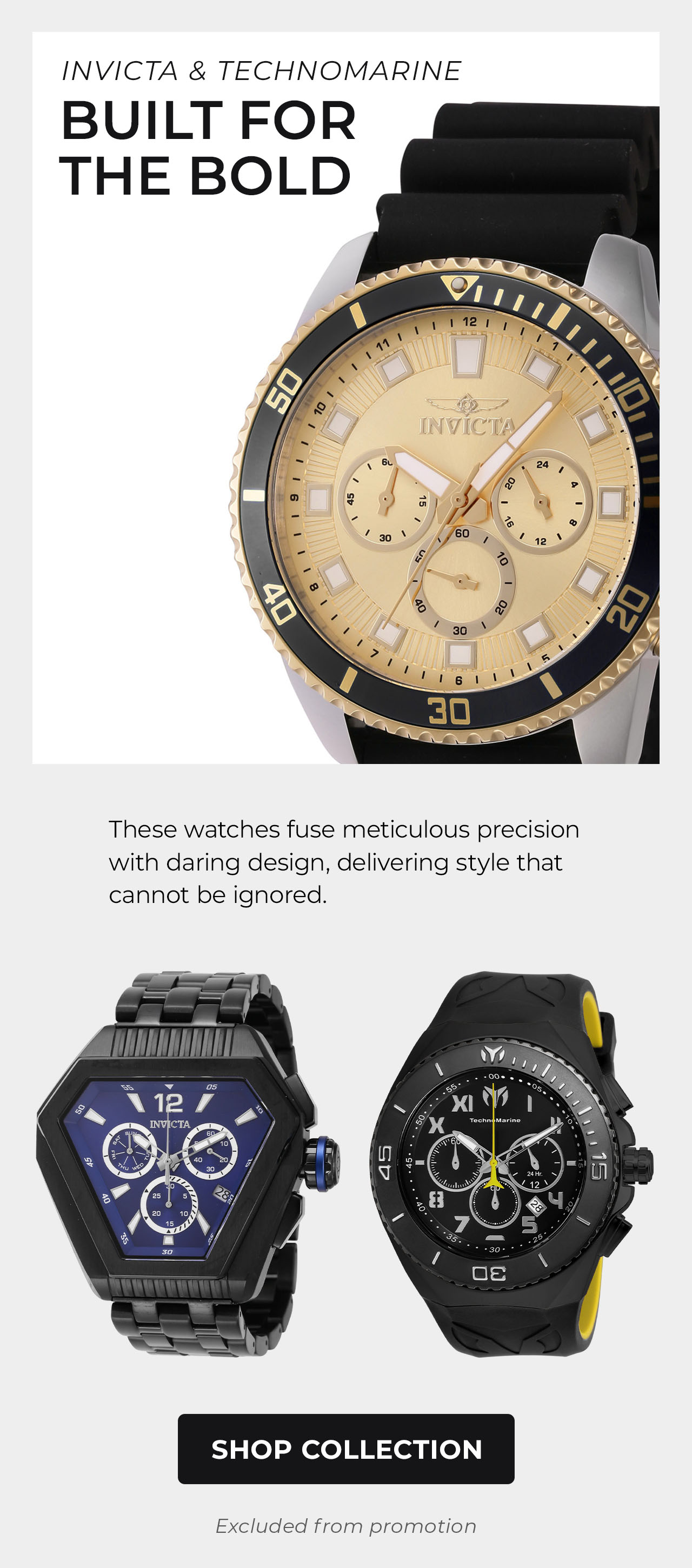 Invicta & Technomarine Watches