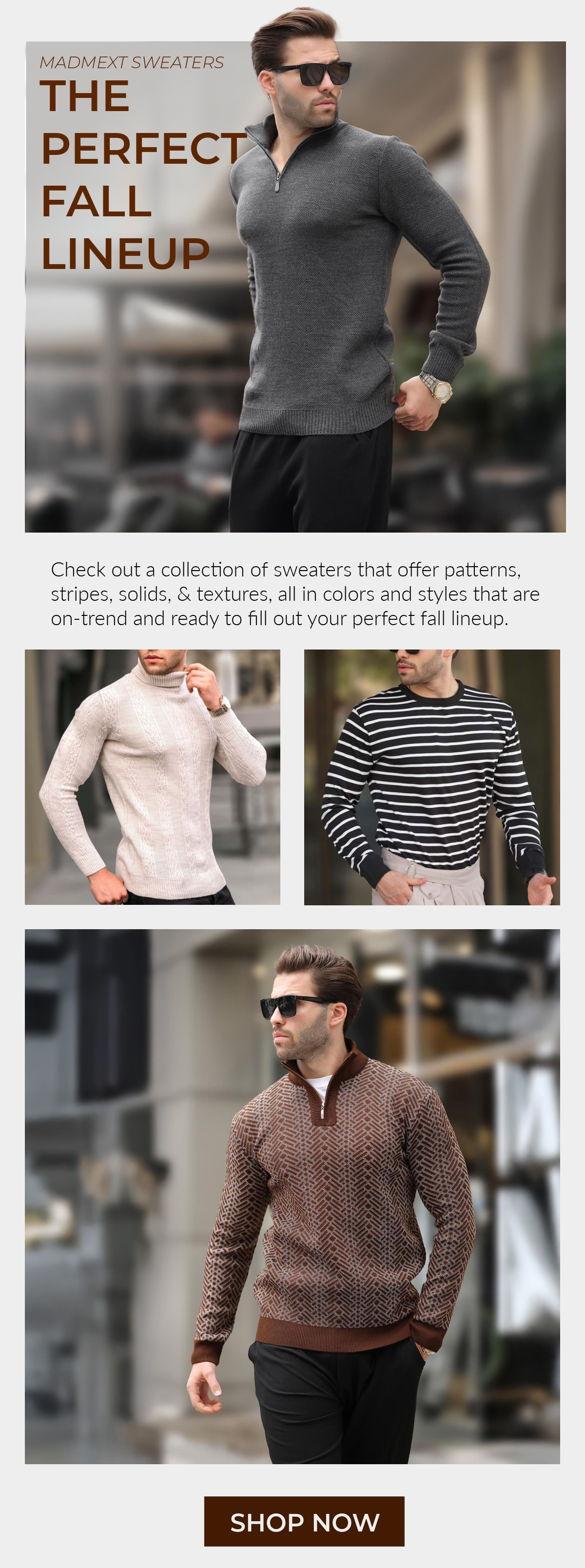 Madmext Fall Sweaters