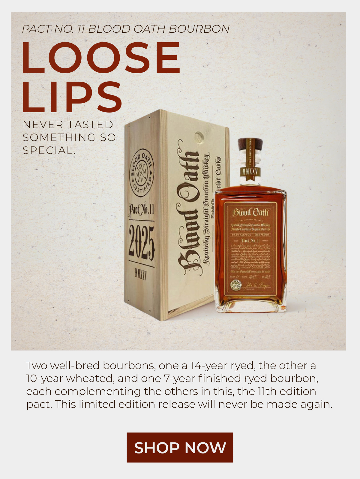 Blood Oath Pact 11 Bourbon