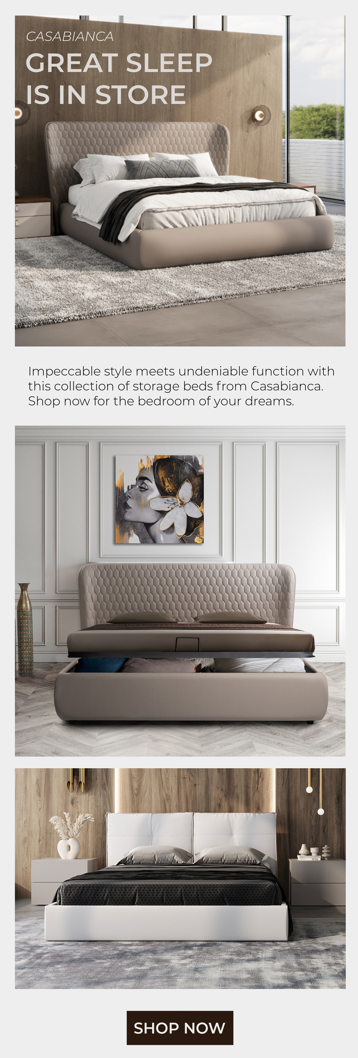 Casabianca Storage Beds