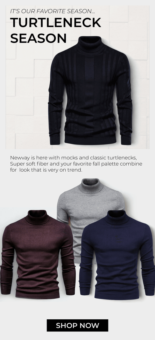 Newvay Turtlenecks & Mocks