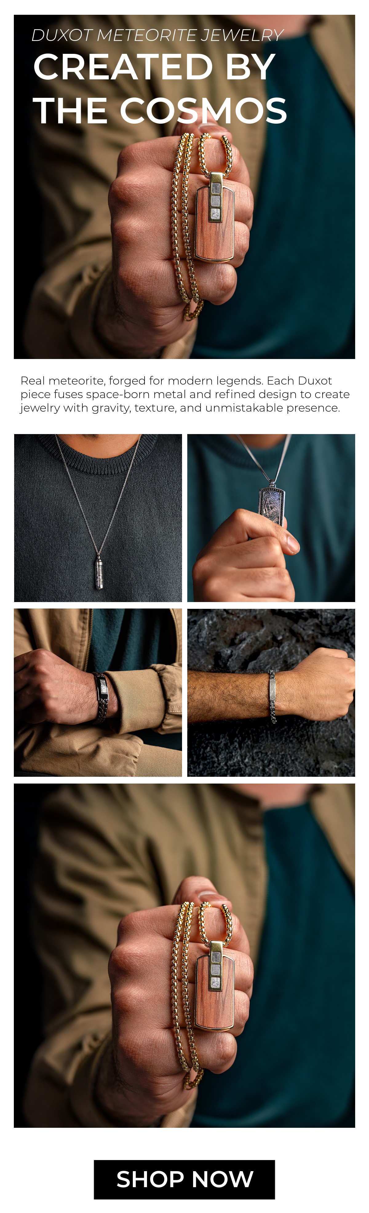 Duxot Meteorite Jewelry