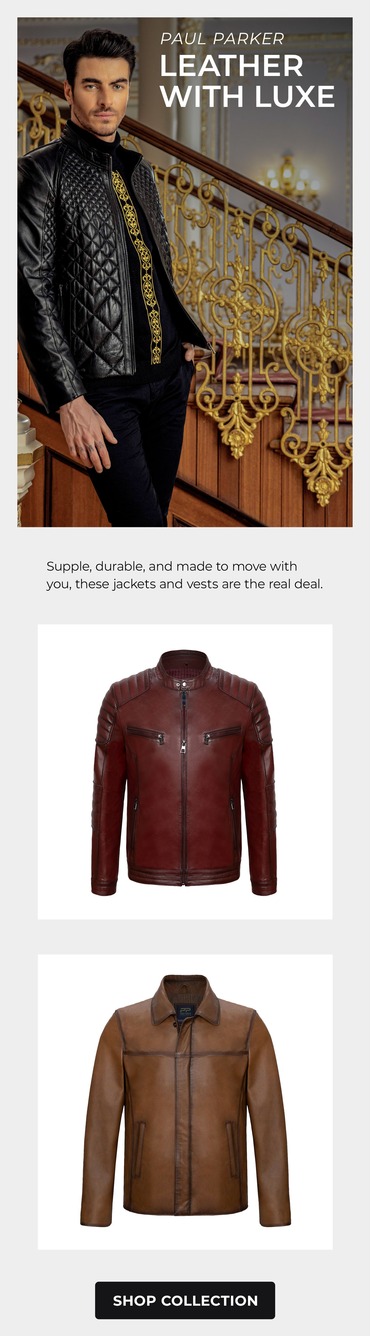 Paul Parker Leather Jackets & Vests