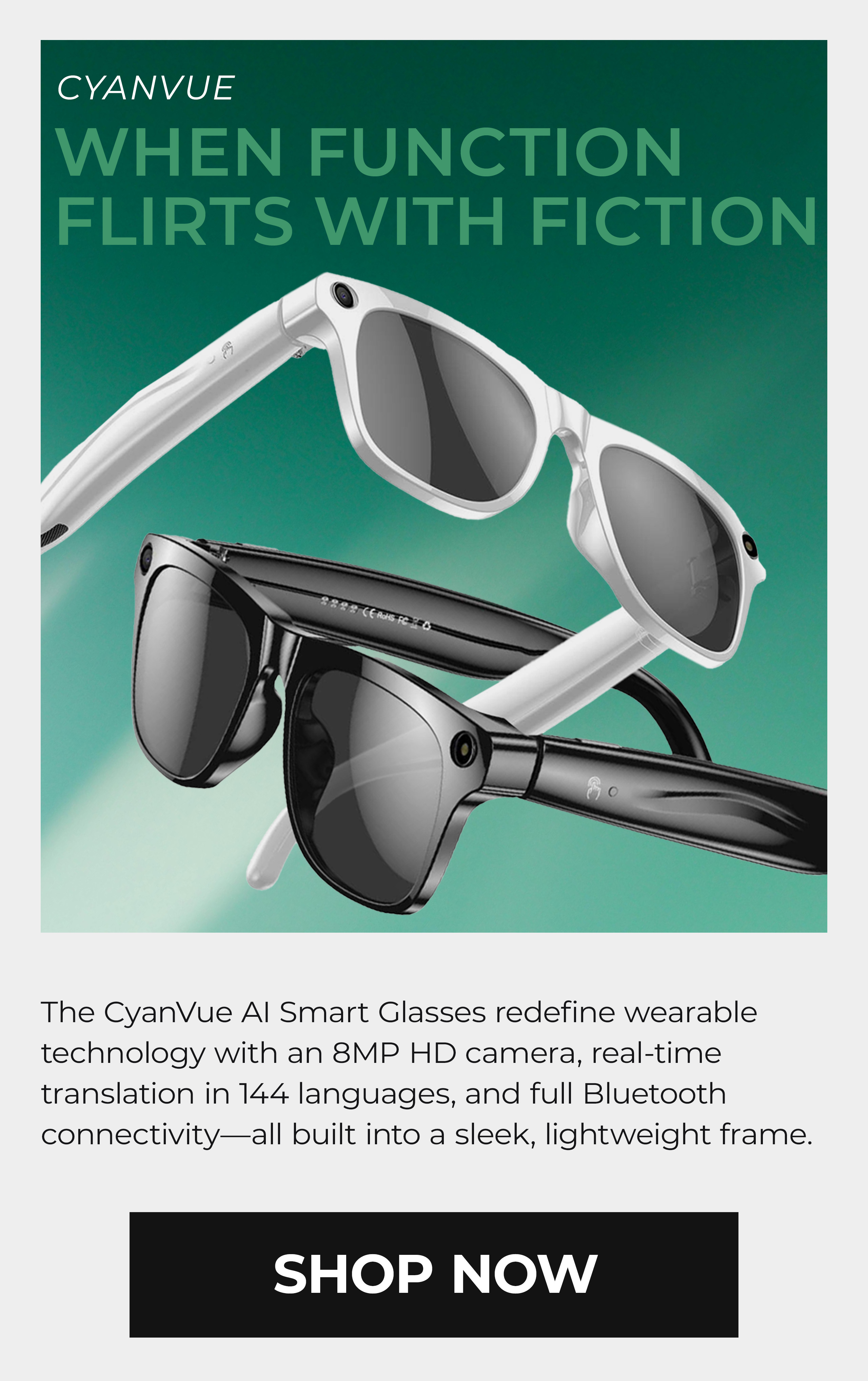 Cyanvue AI Smart Glasses