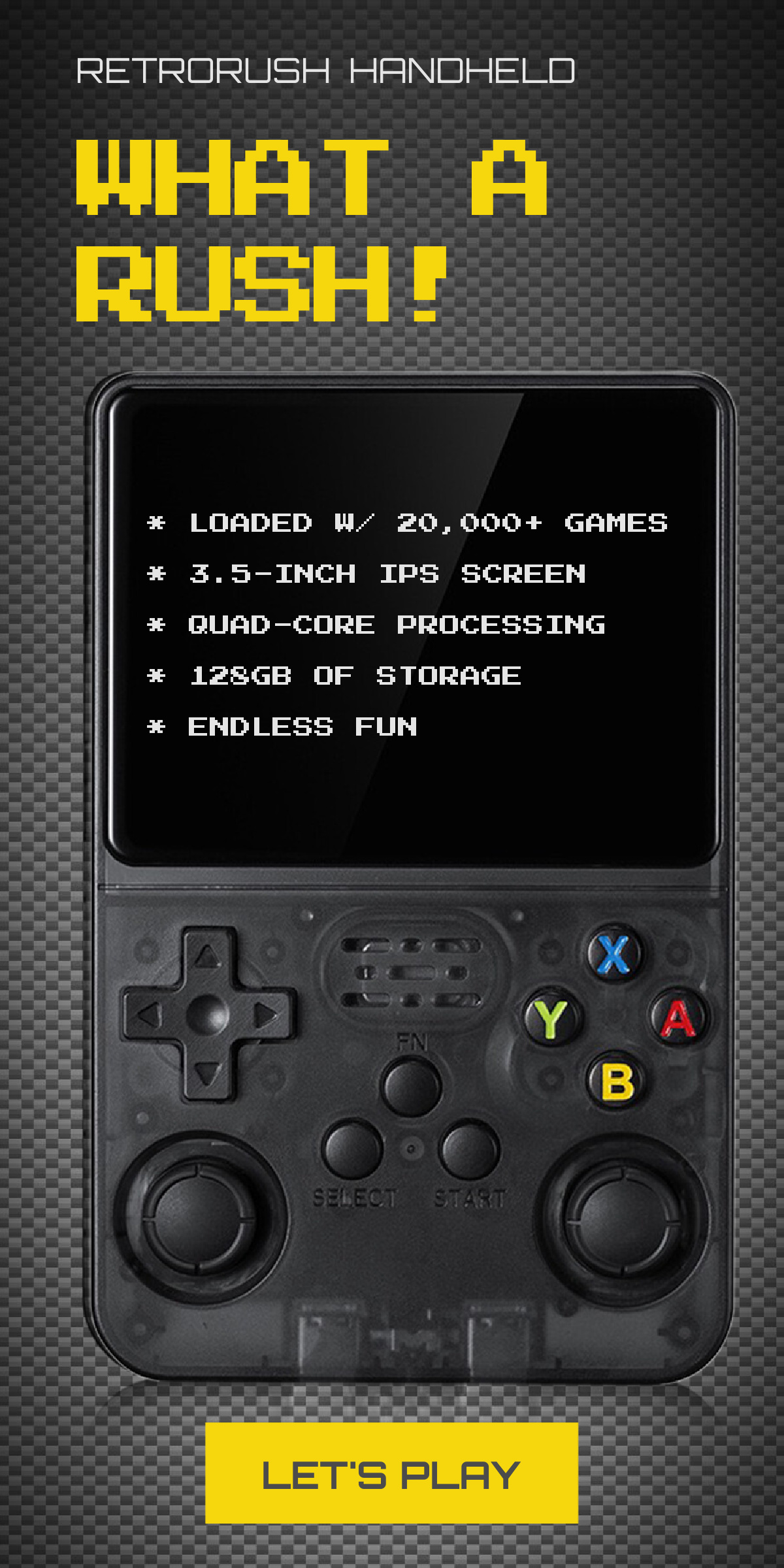 RETRORUSH HANDHELD GAME