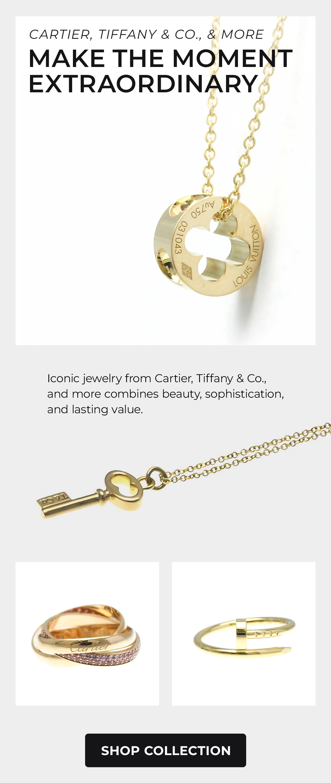 Cartier, Tiffany, & More Luxe Jewelry