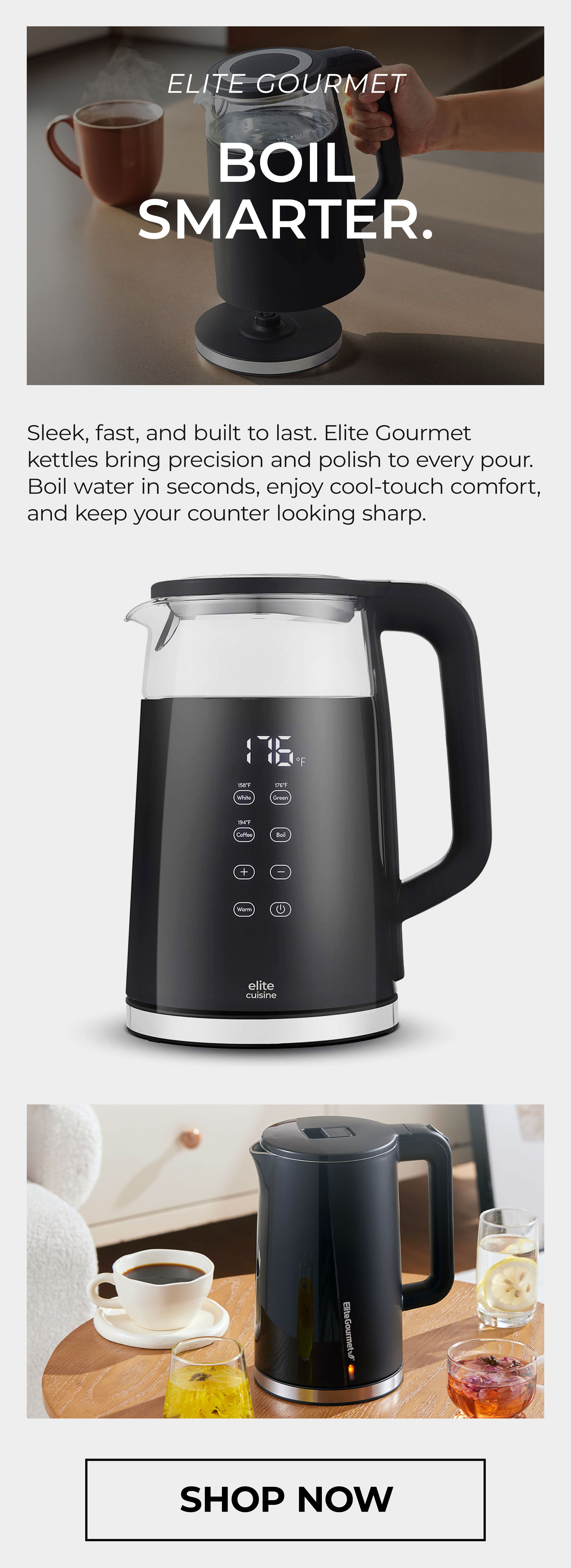 Elite Gourmet Electric Kettles