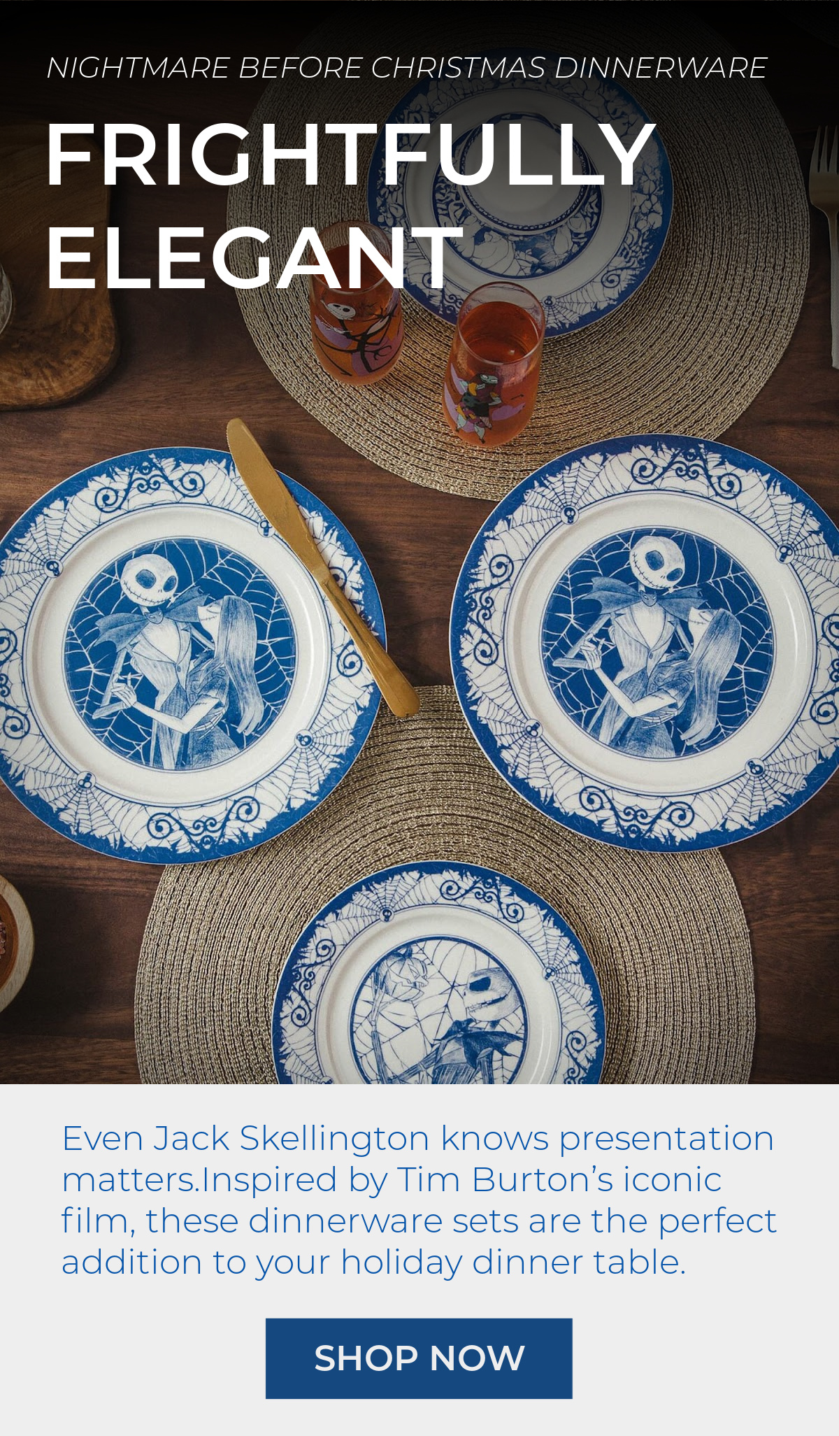 Nightmare Before Christmas Dinnerware