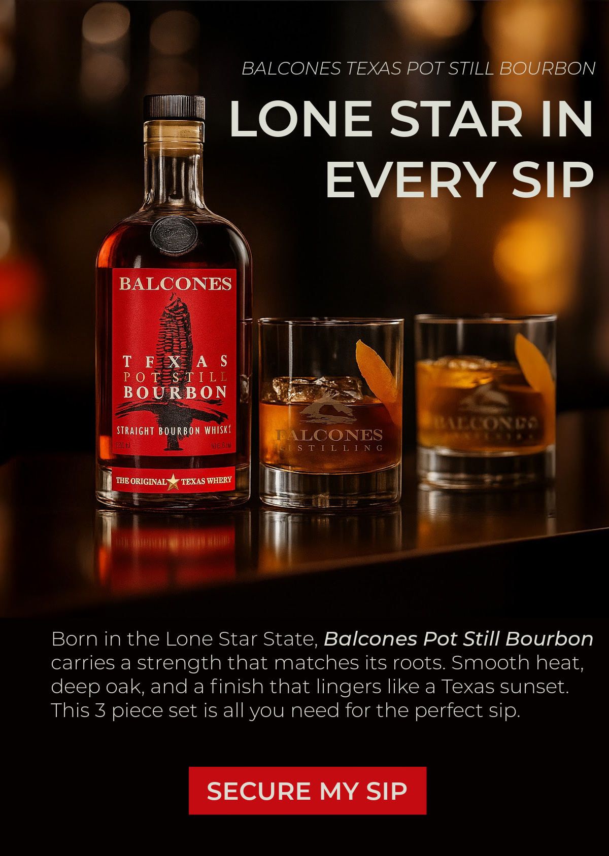 Balcones Bourbon Set