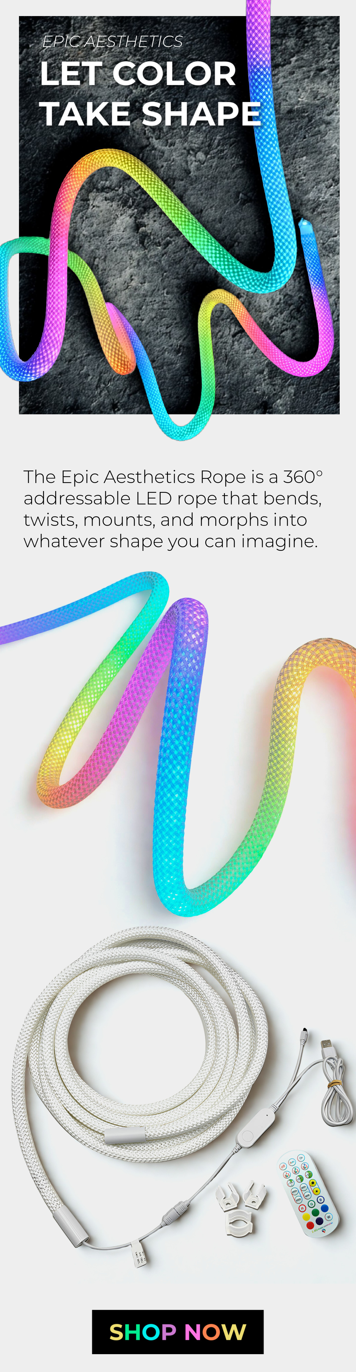 Epic Aesthetics Sculptable Rope