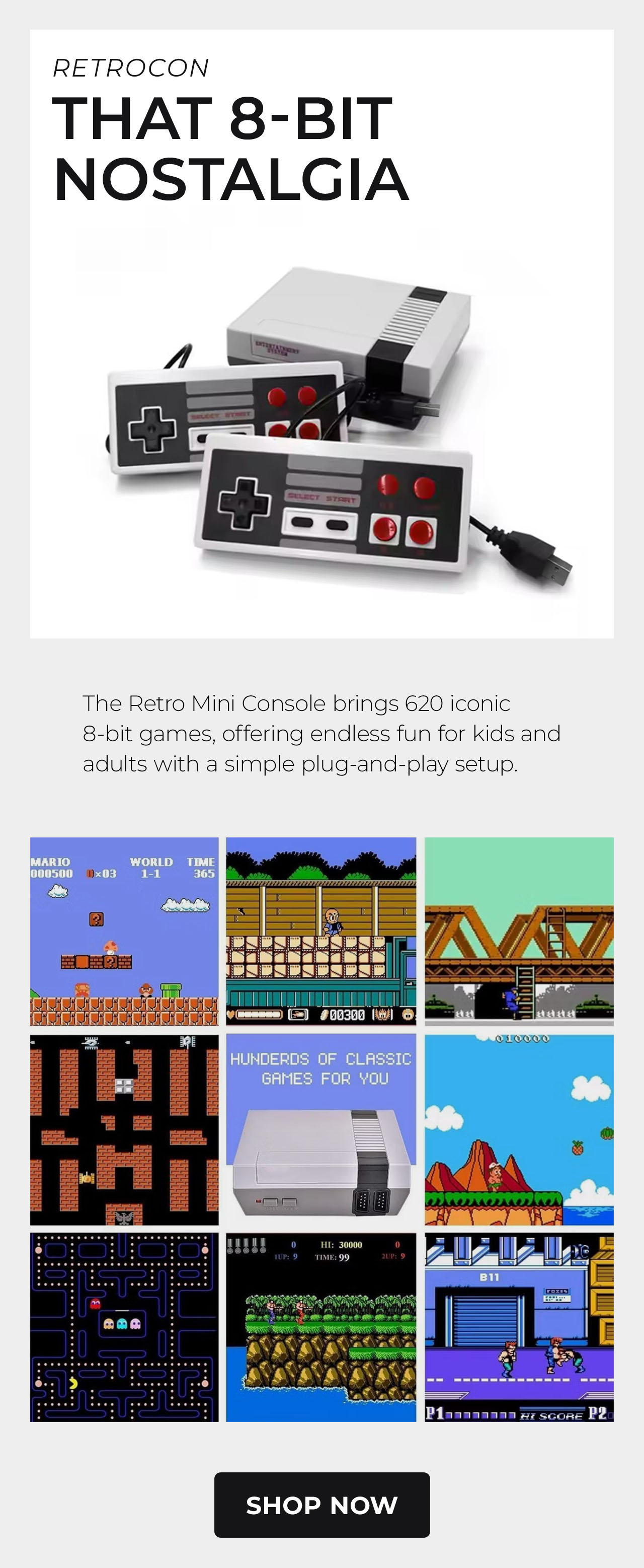 Retro Mini Gaming Console