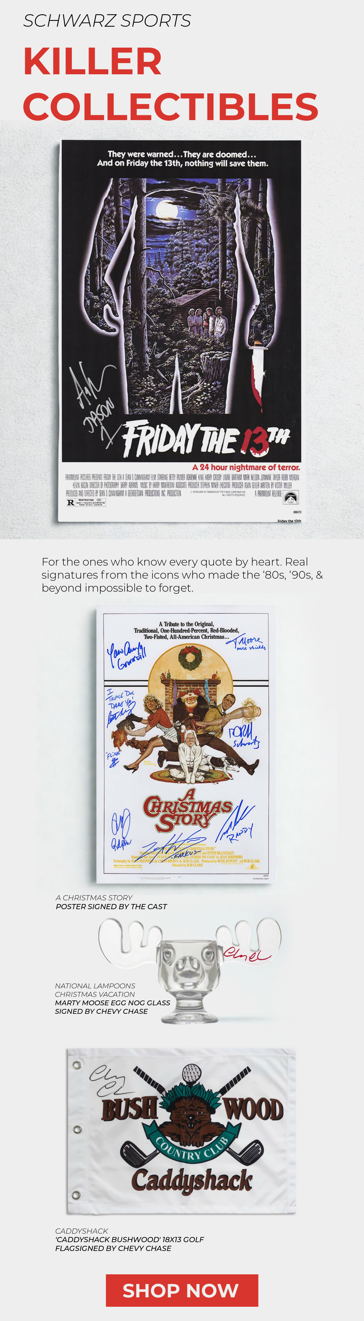 Schwarz Sports Pop Culture Memorabilia