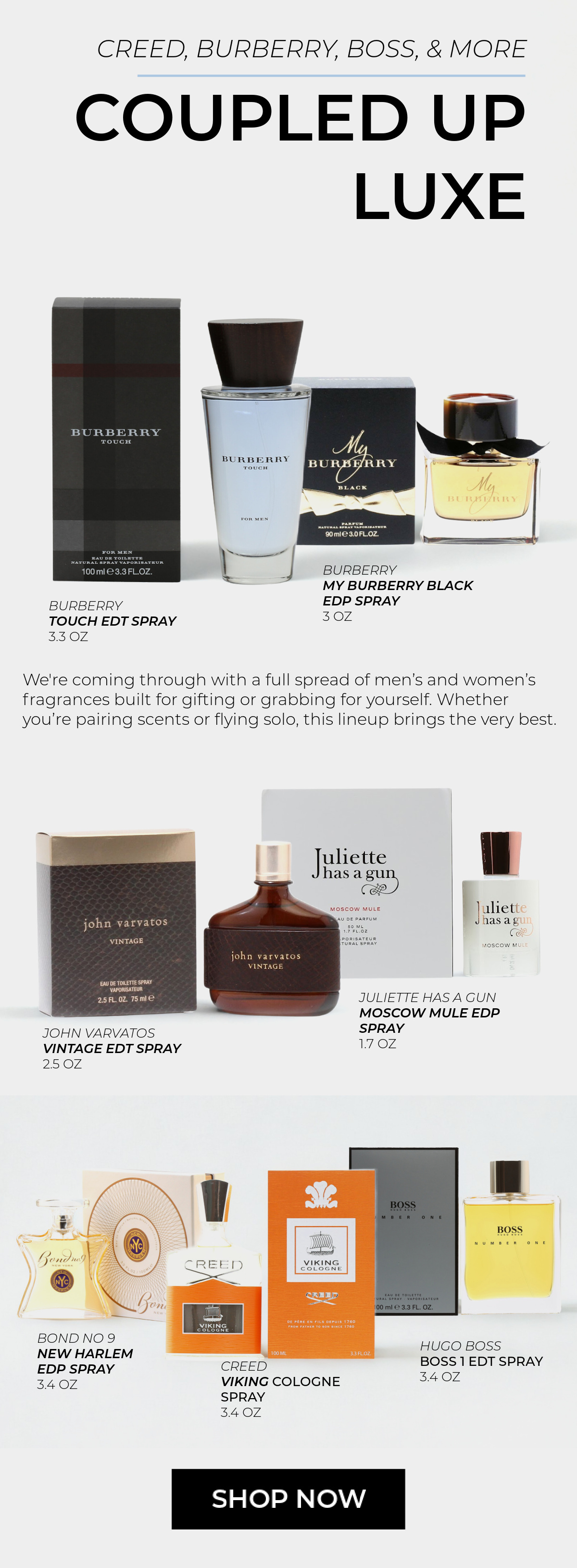 Designer Cologne For Him & Her