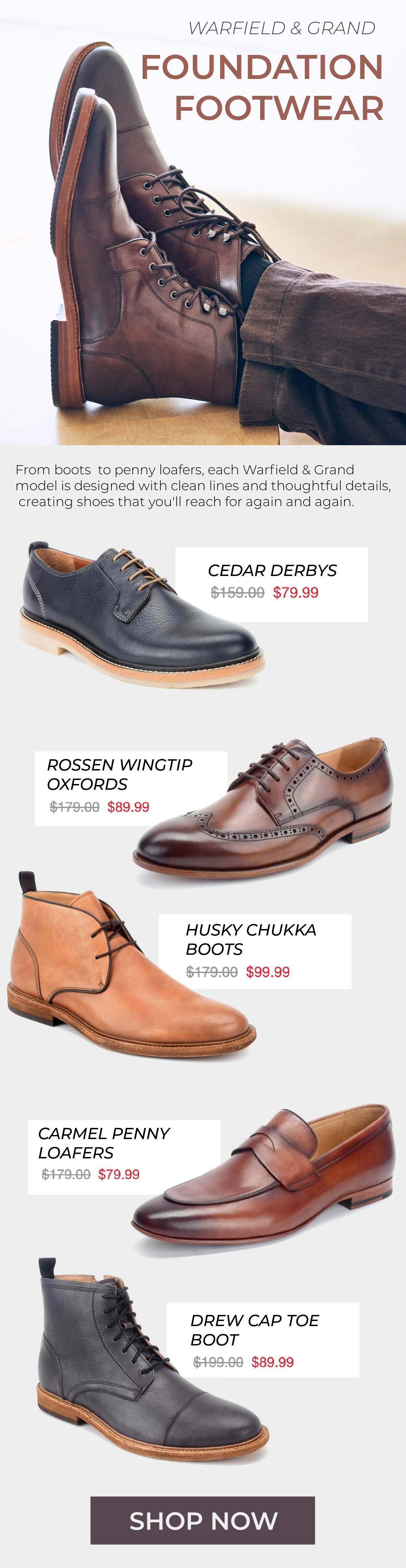 Warfield & Grand Footwear