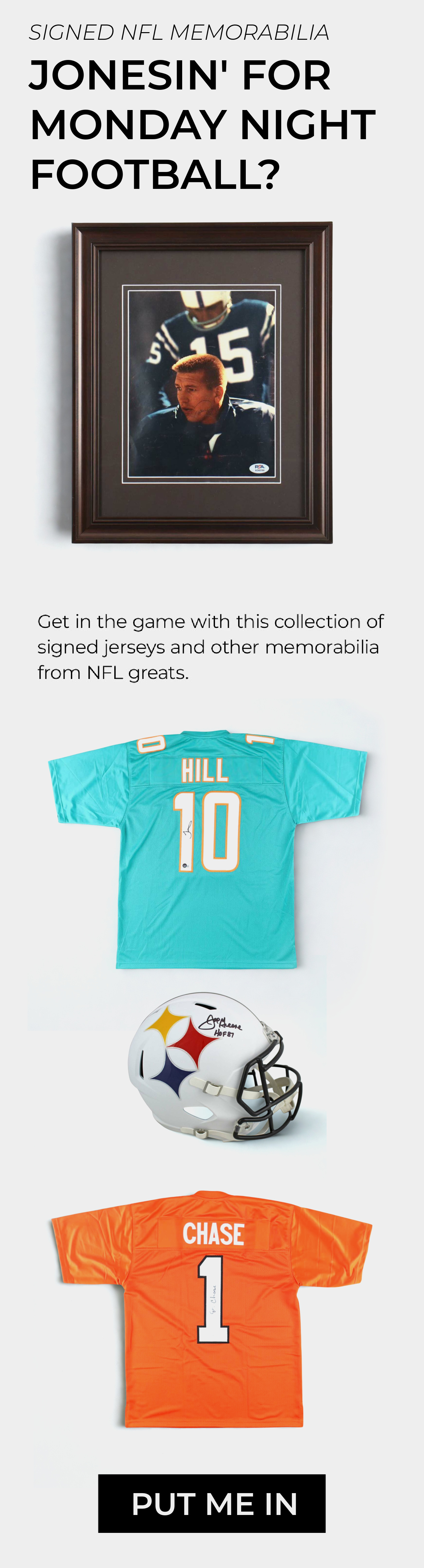 Can O' Corn Sports NFL Memorabilia