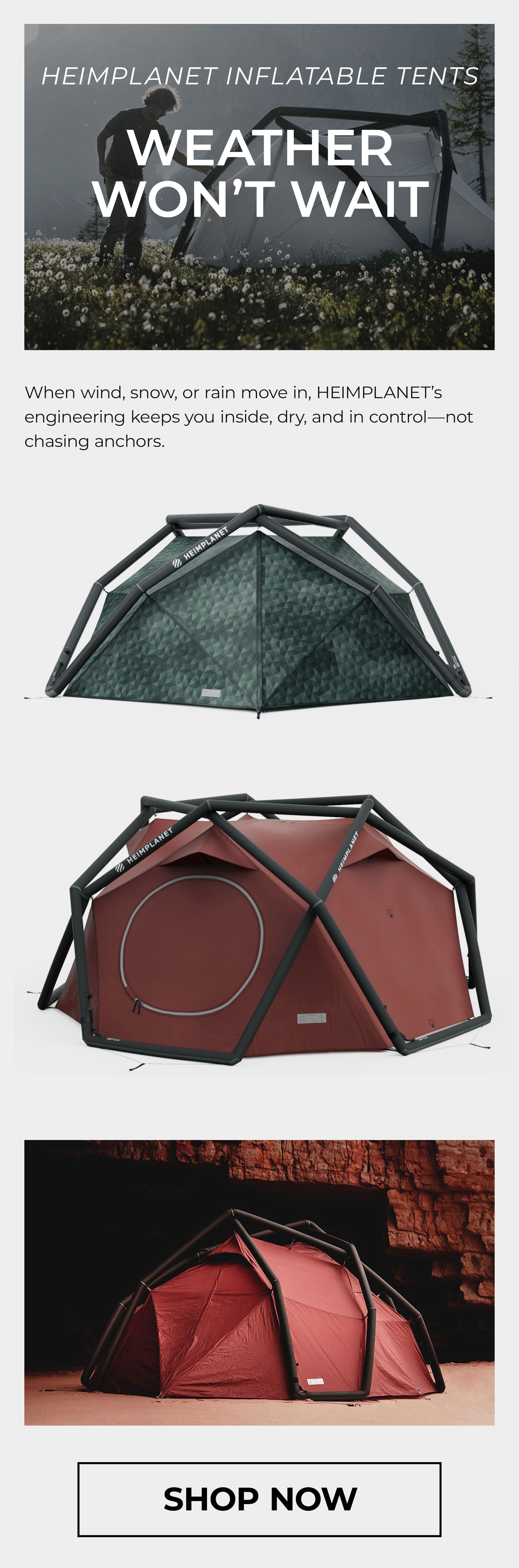 Heimplanet Inflatable Tents