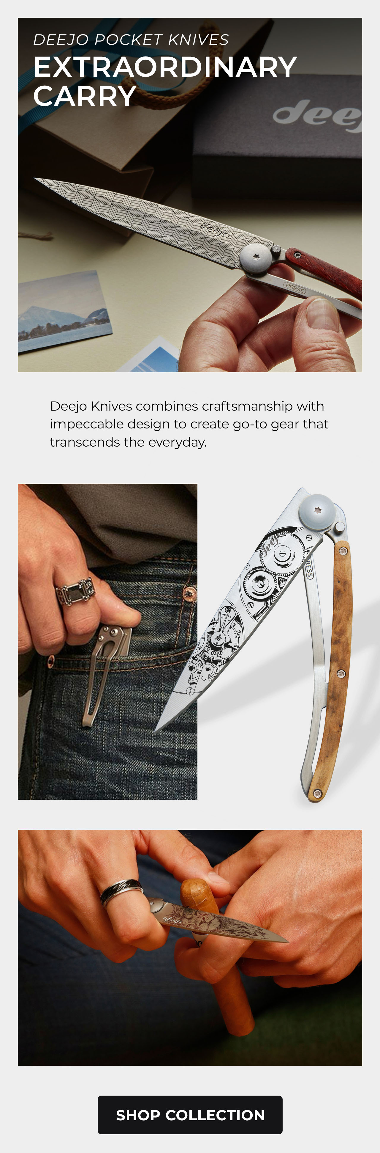 Deejo Pocket Knives
