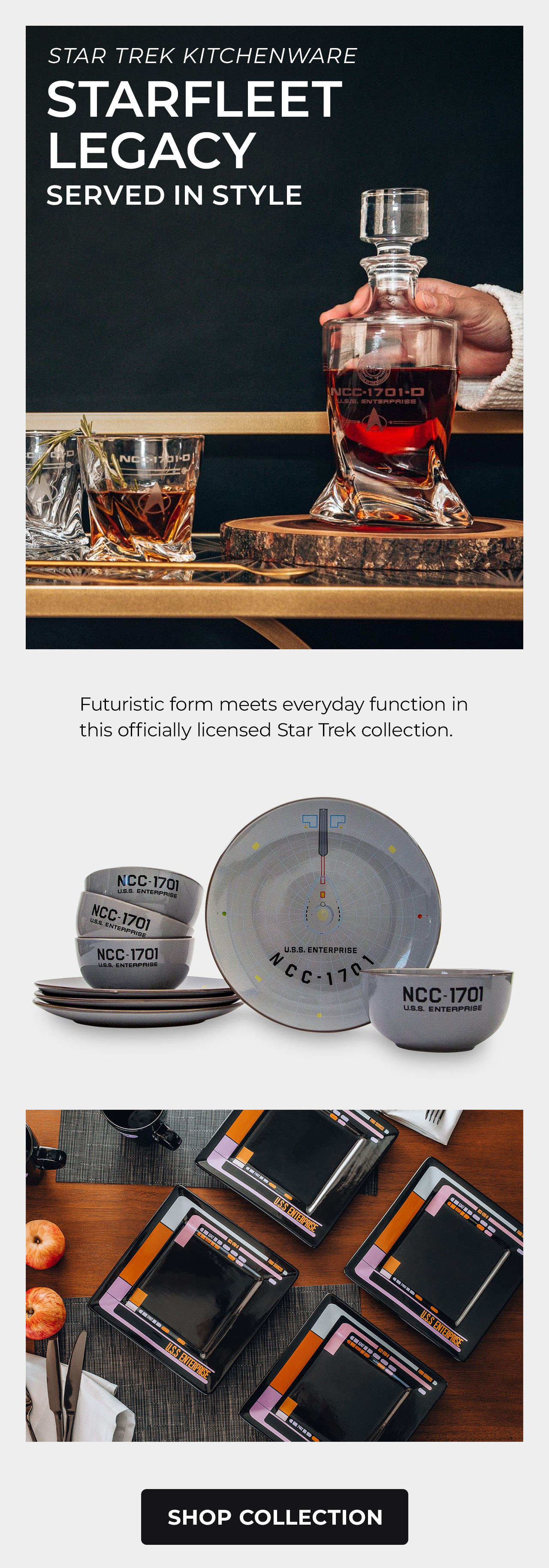 Star Trek Dinner & Glassware