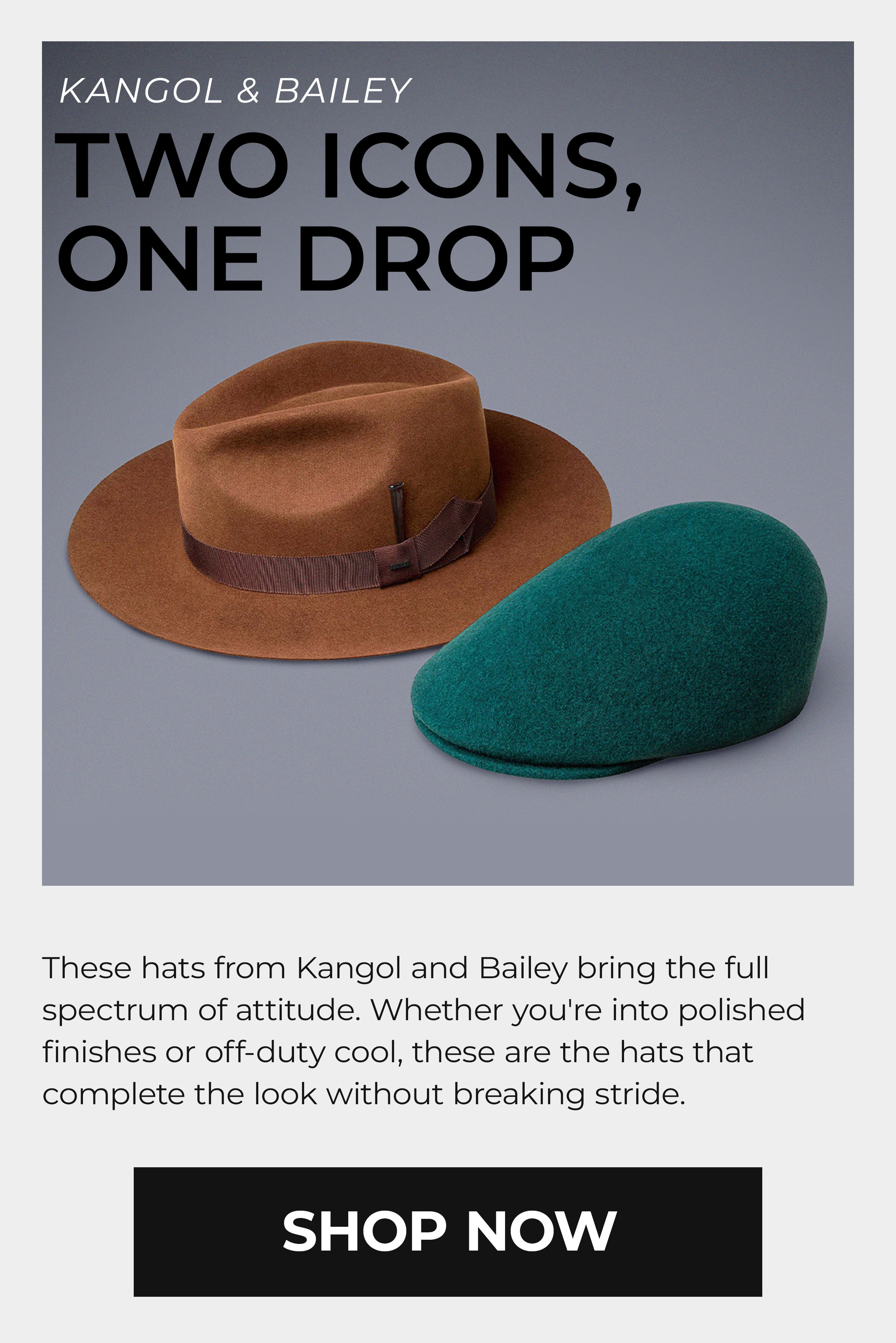 Kangol & Bailey Hats