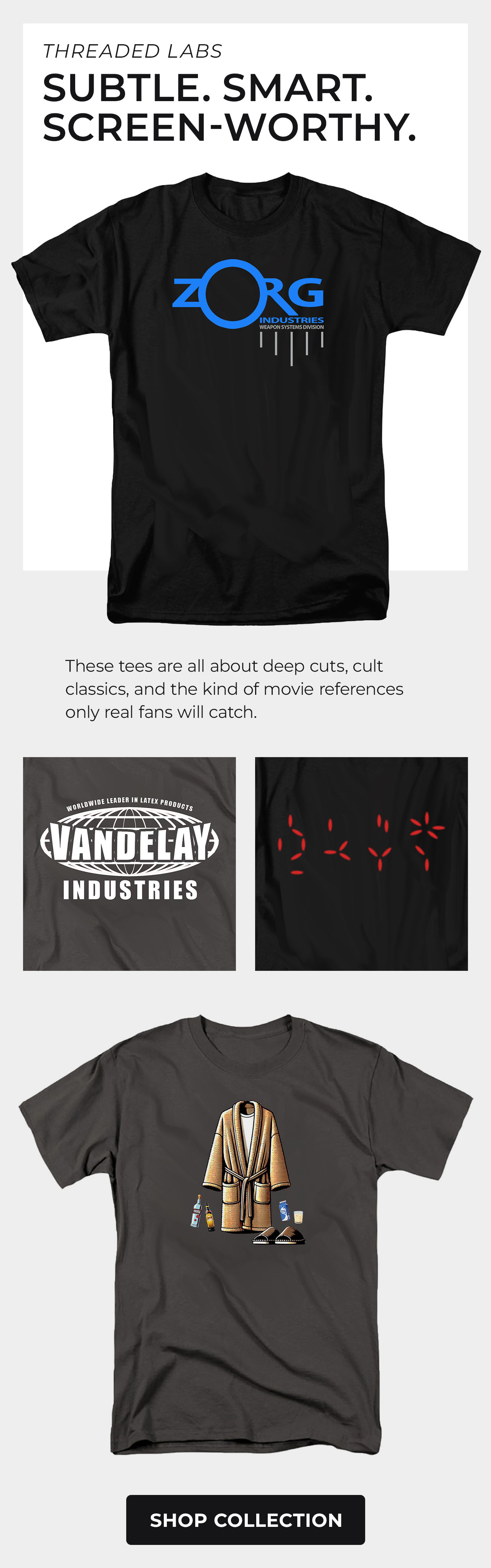 Threaded Labs Movie Tees