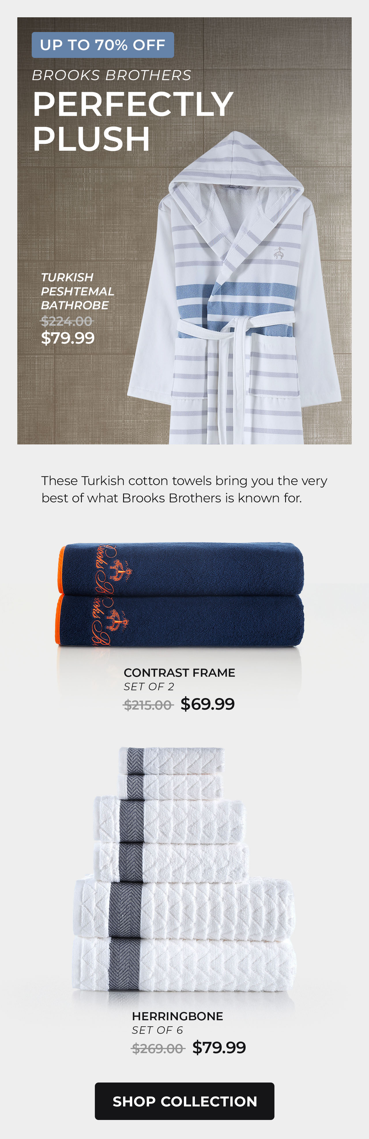 Brooks Brothers Bath Linens