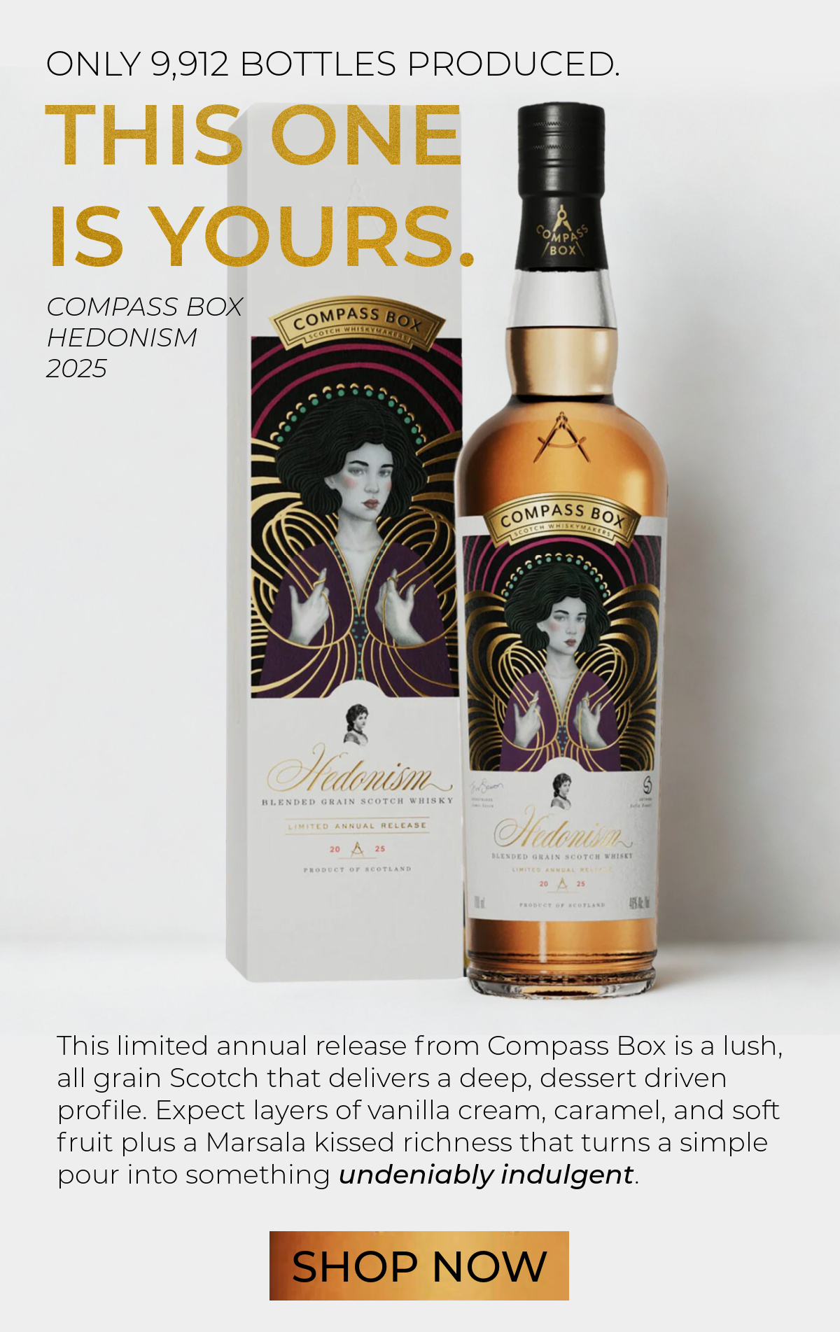 Compass Box Hedonism 2025