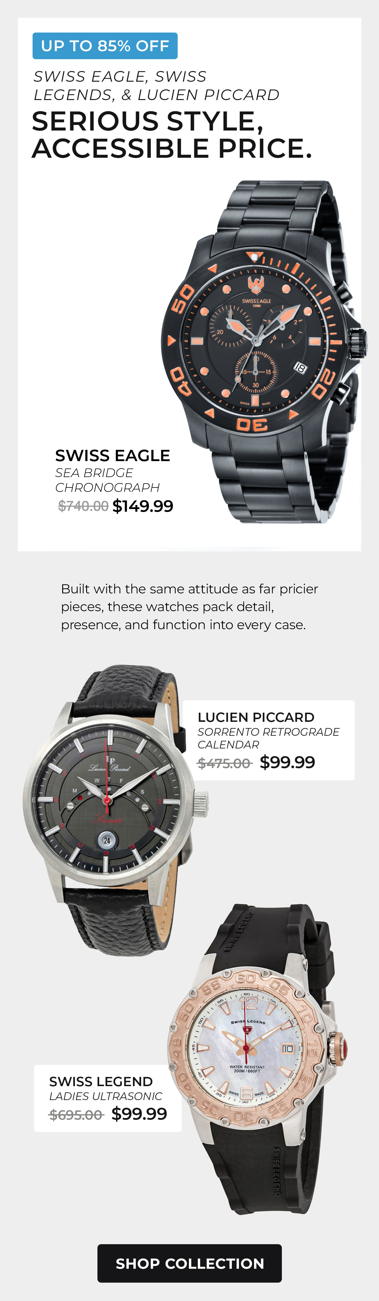 Swiss Eagle, Swiss Legends, & Lucien Piccard