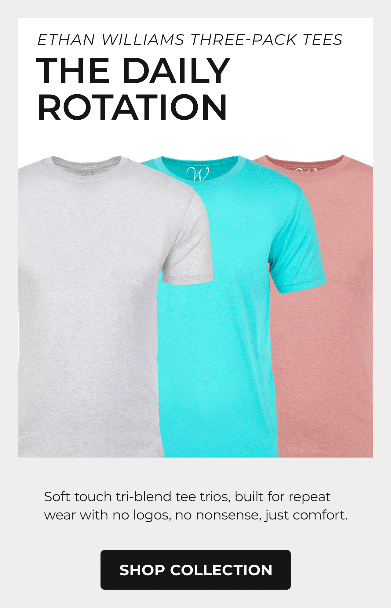 Ethan Williams 3-pack Tees