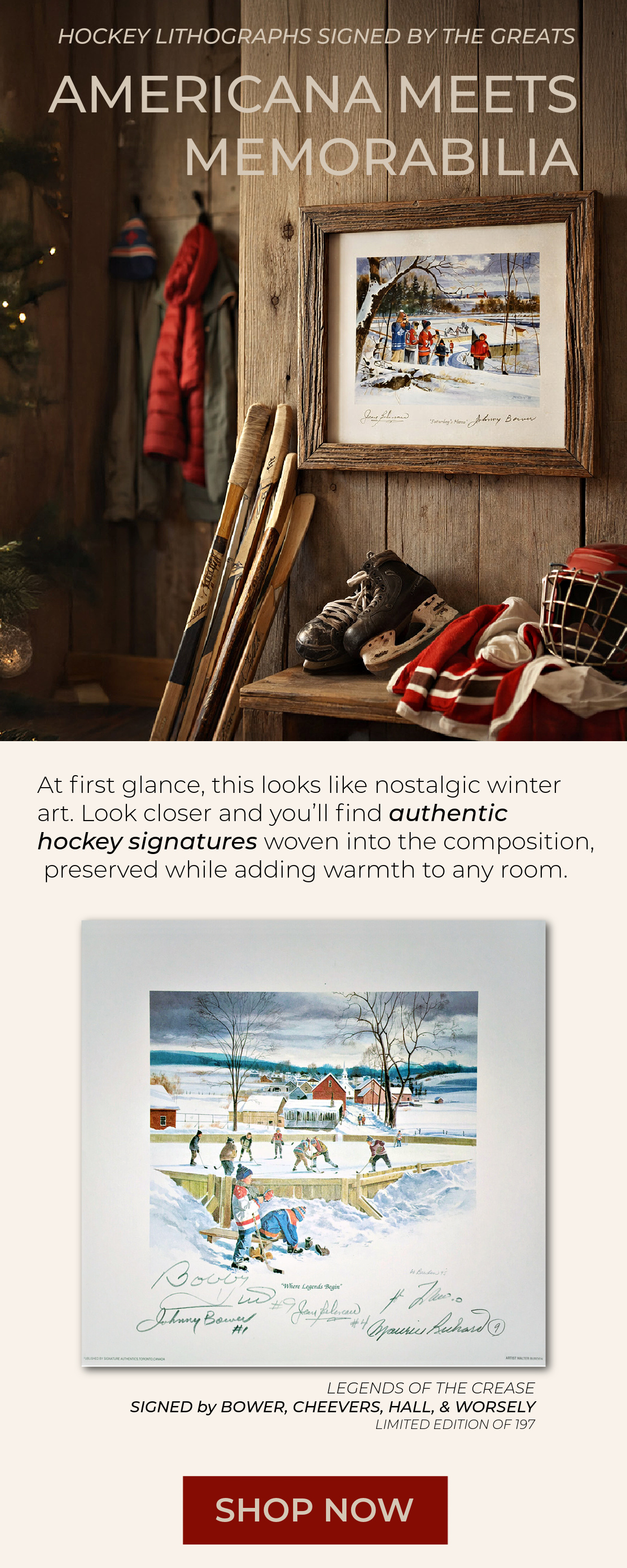 Autograph Authentic Signed Lithograph