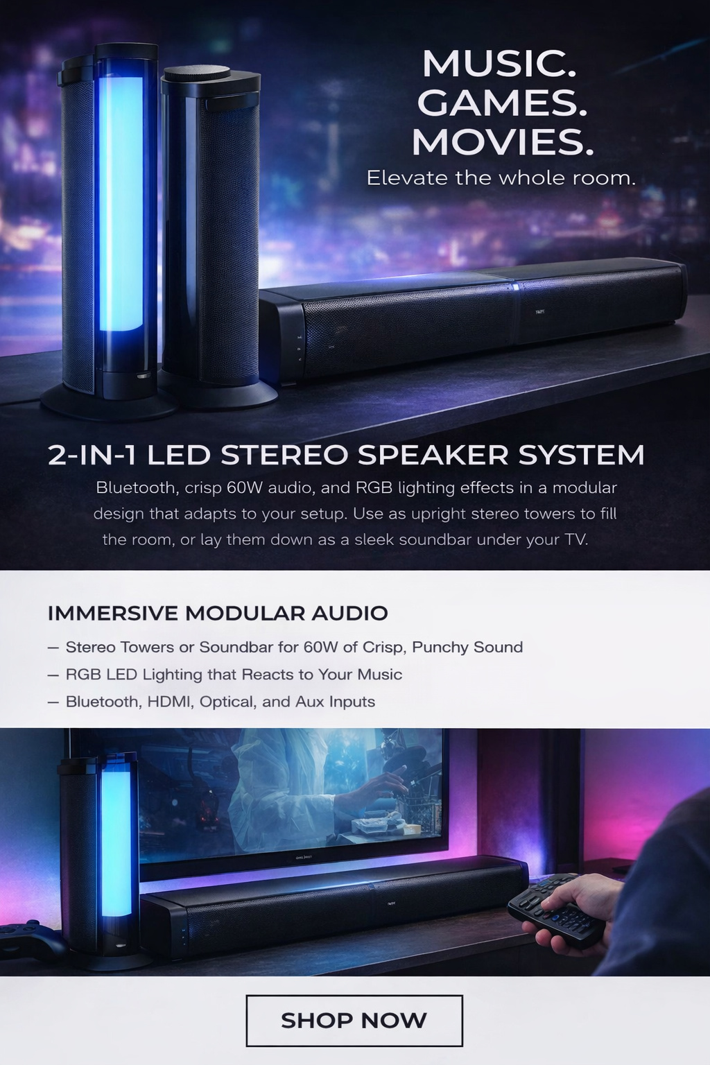 SoundPro LED Speakers