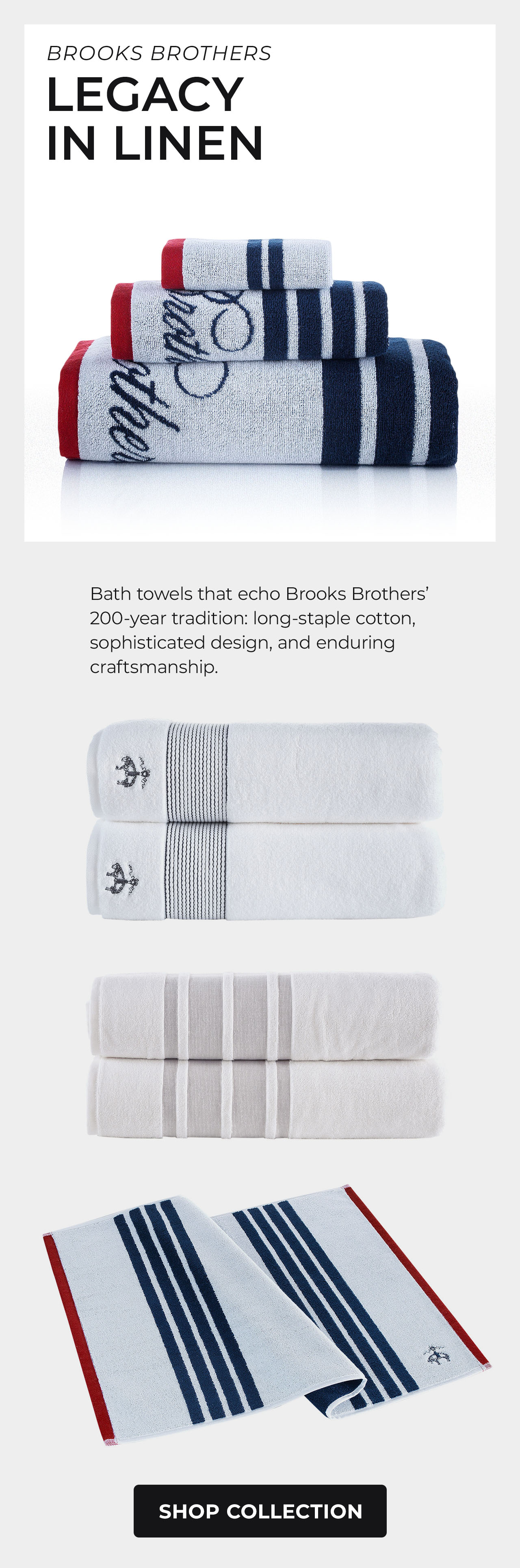 Brooks Brothers Bath Linens