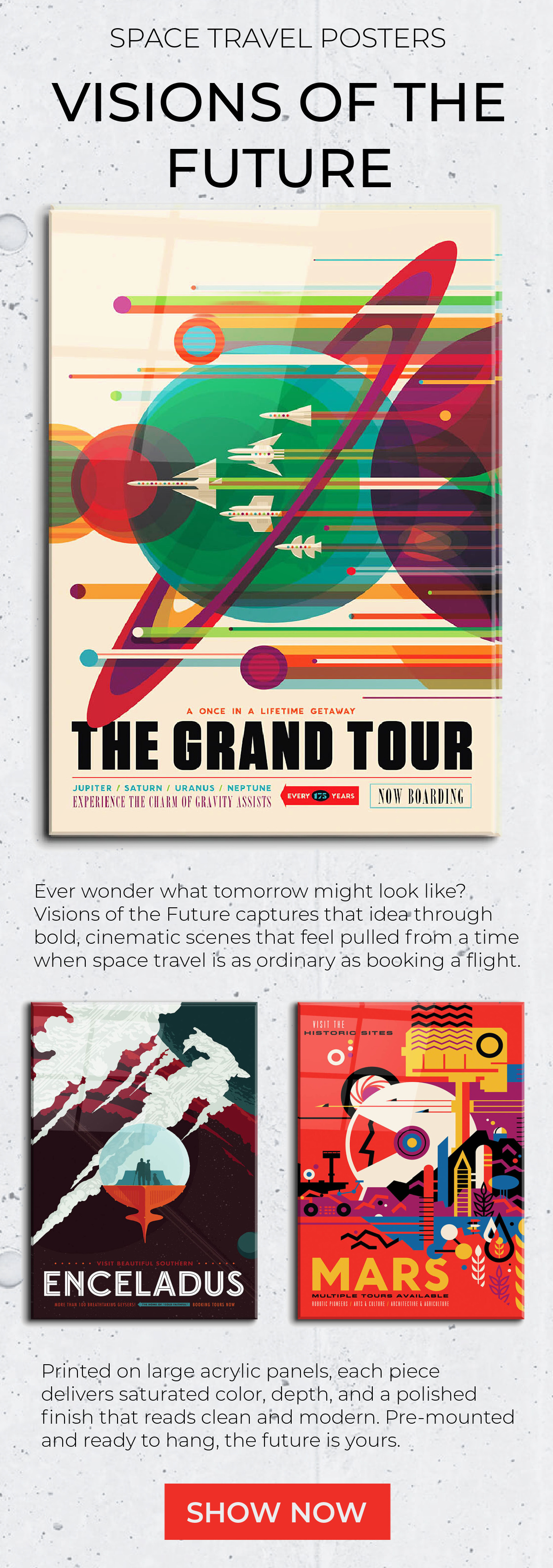 Space Travel Posters