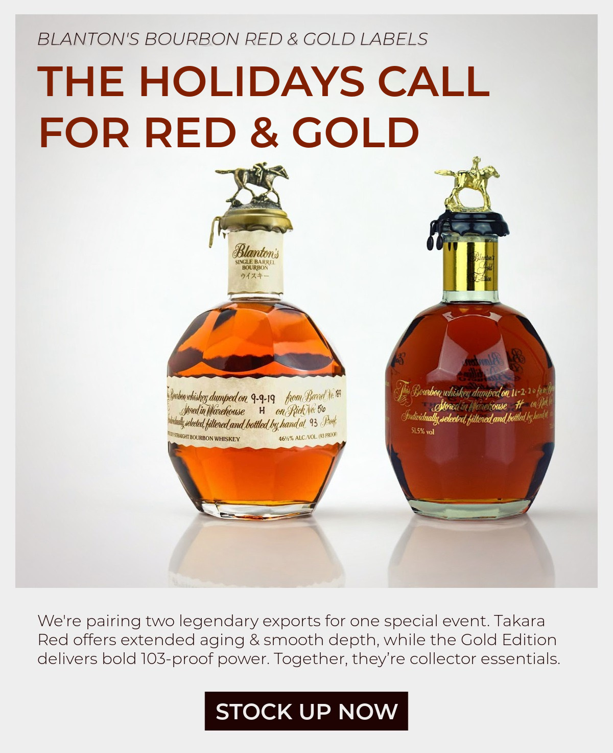 Blanton's Red & Gold