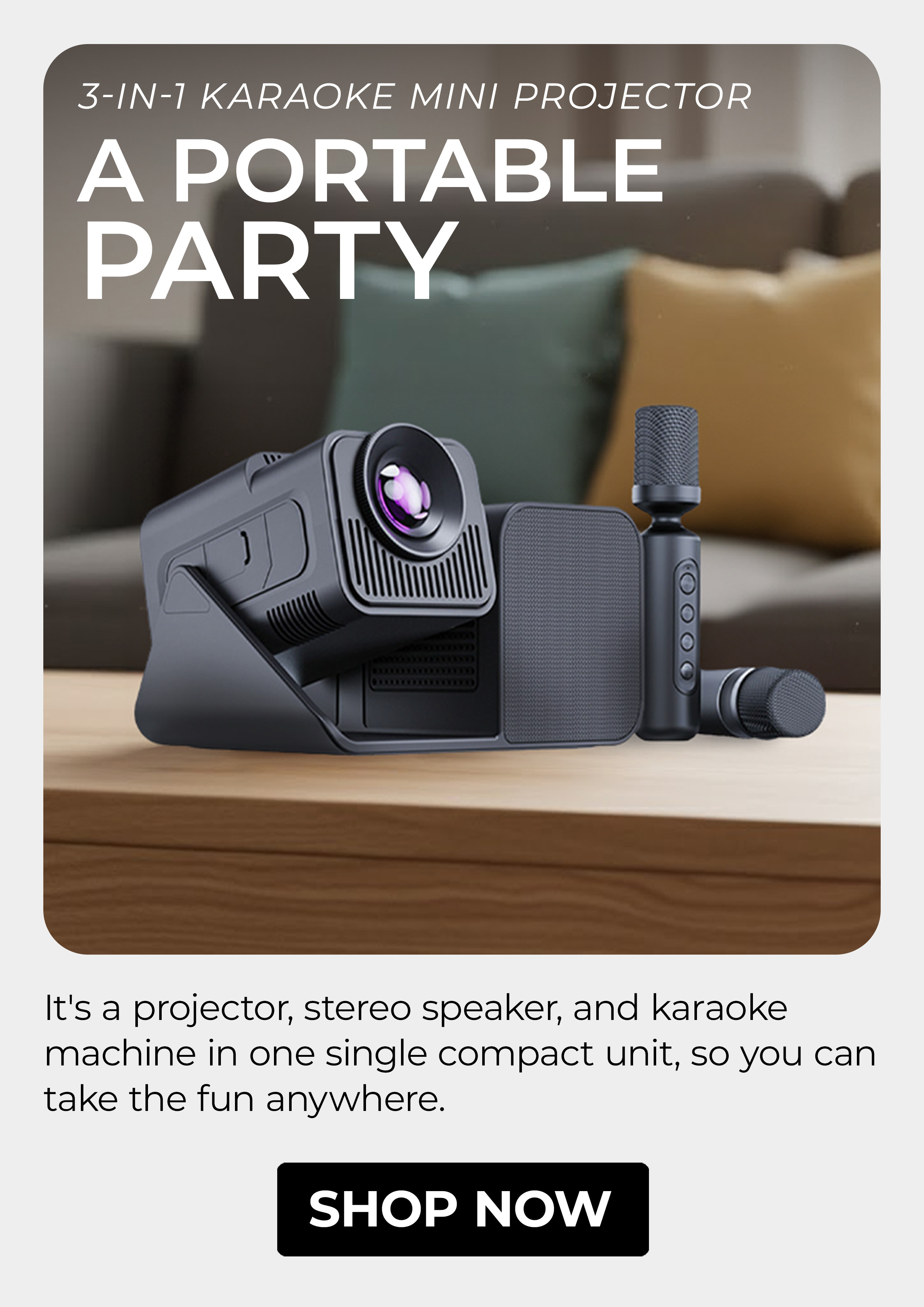 Karaoke Mini Projector