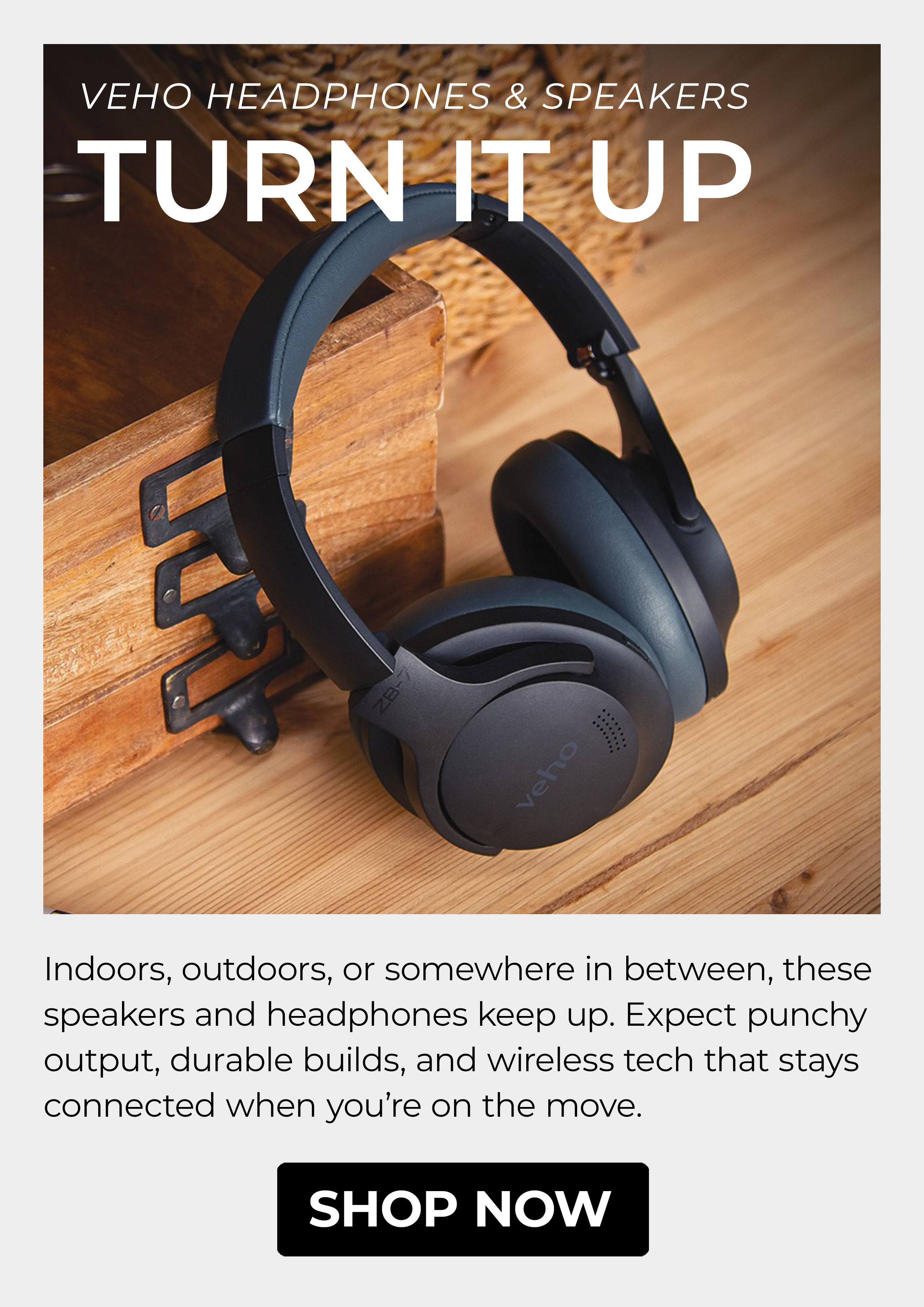 VEHO Contemporary Headphones & Speakers