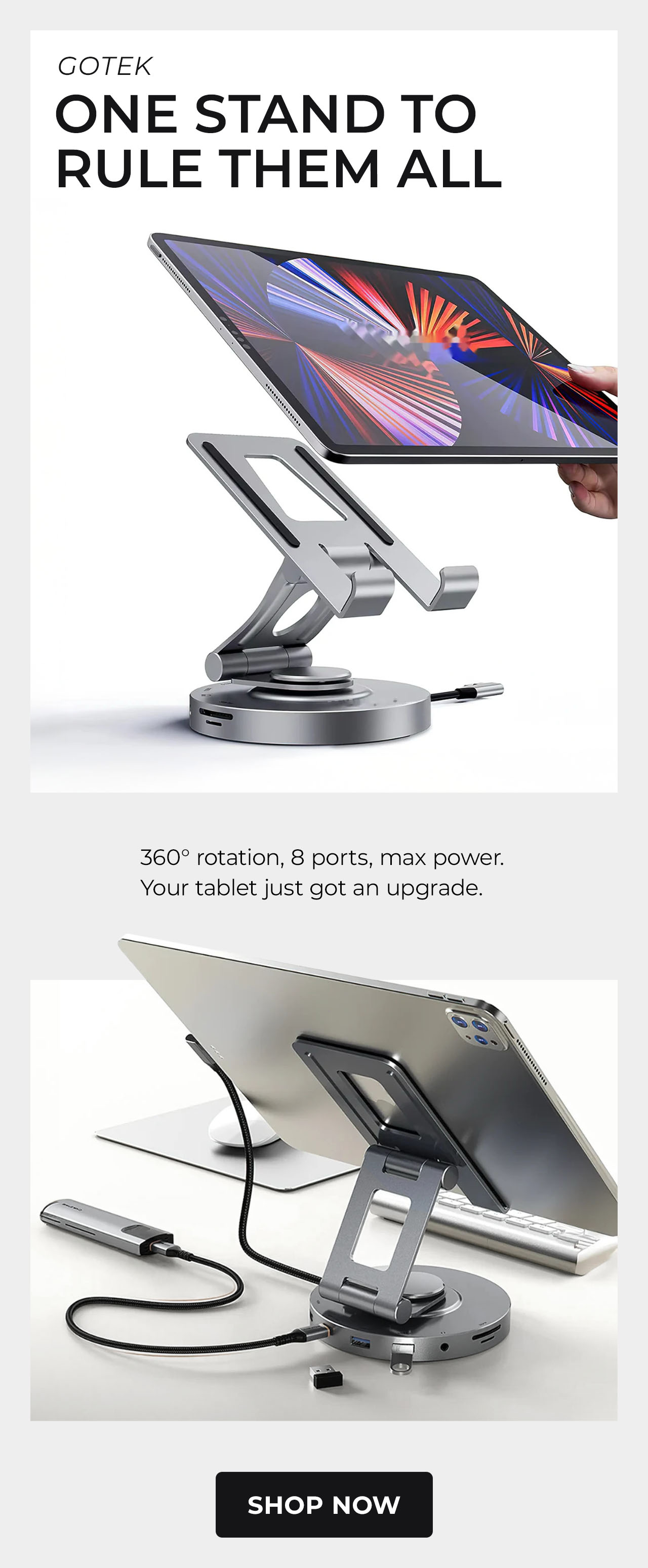 Gotek Multi-hub Tablet Stand