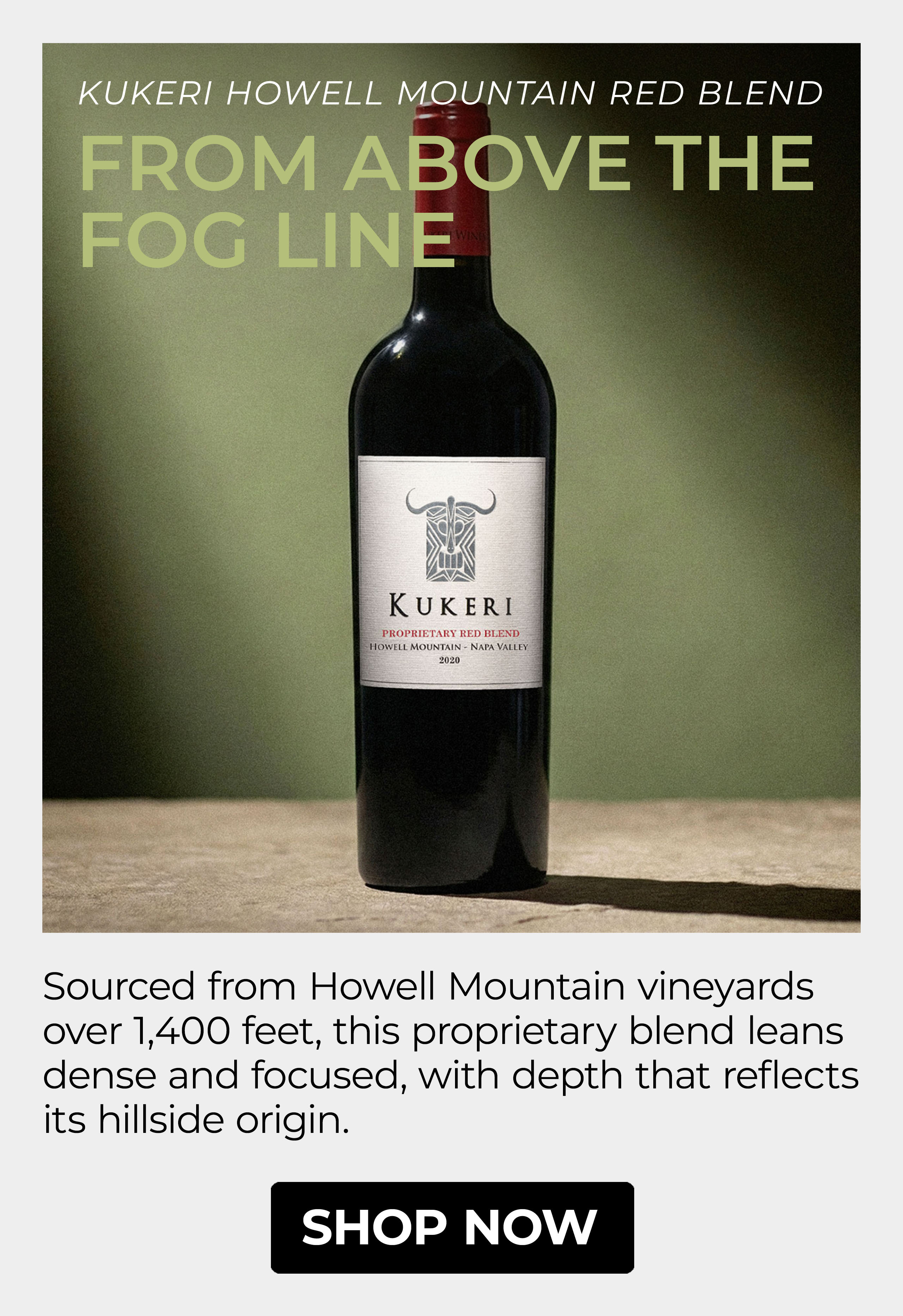 Kukeri Howell Mountain 2 Bottle Set