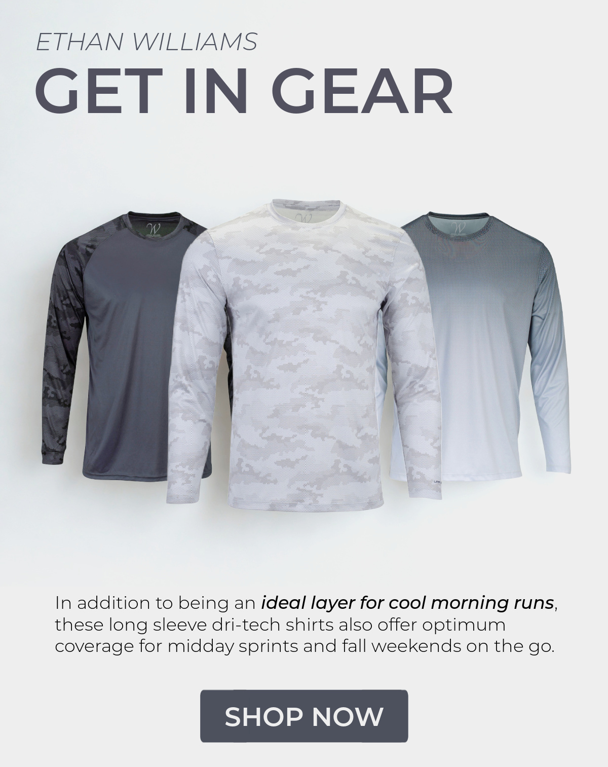 Ethan Williams L/S Dri-tech Tees