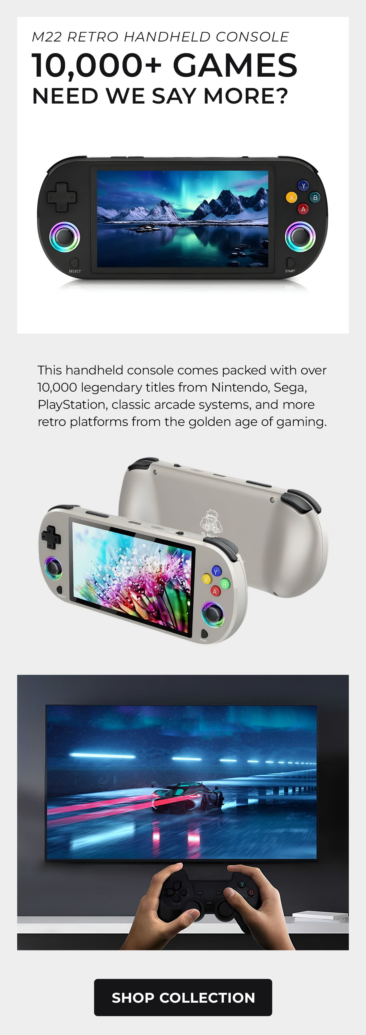 Retropian M22 Handheld Game Console