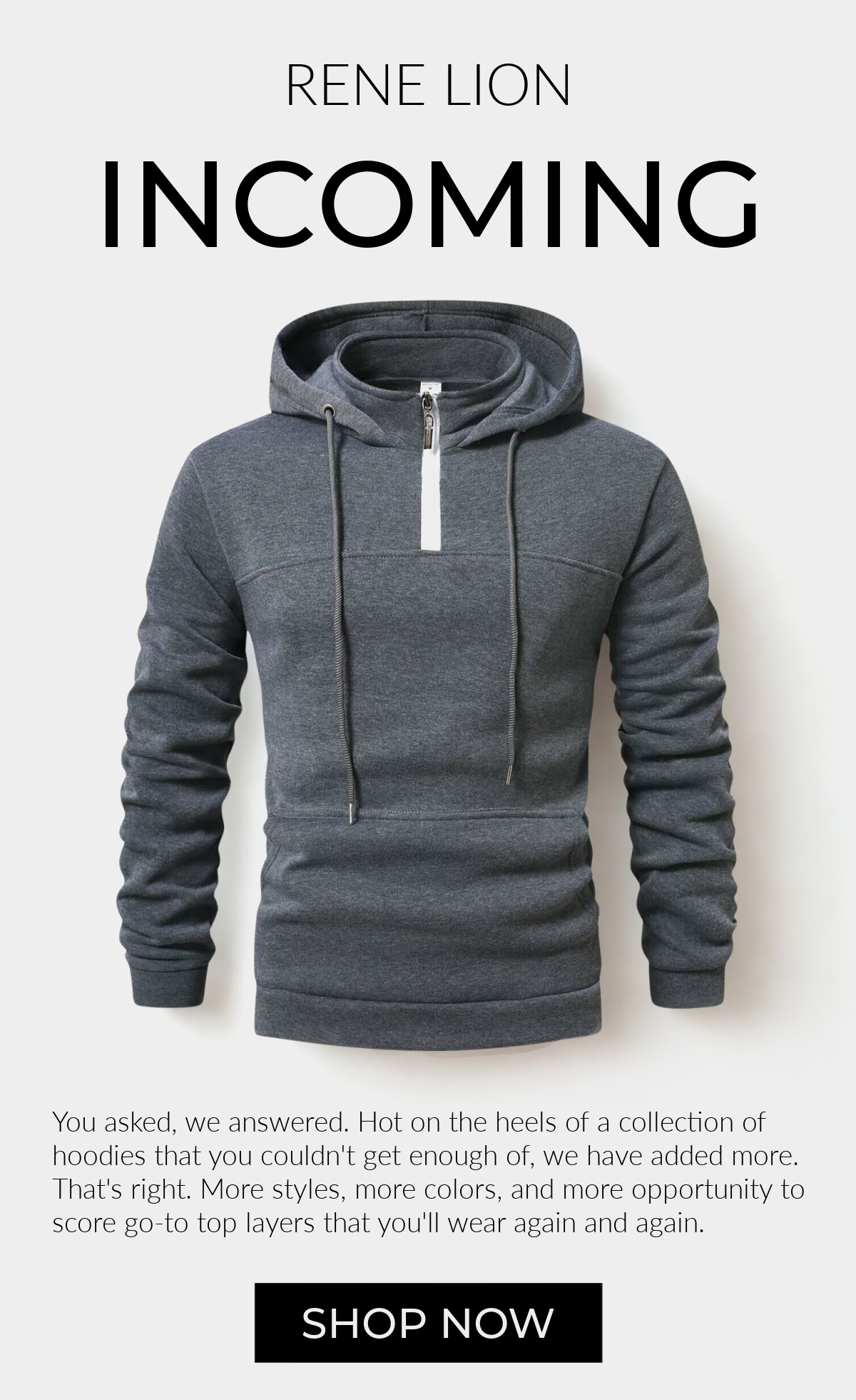 Rene Lion Tech Hoodies