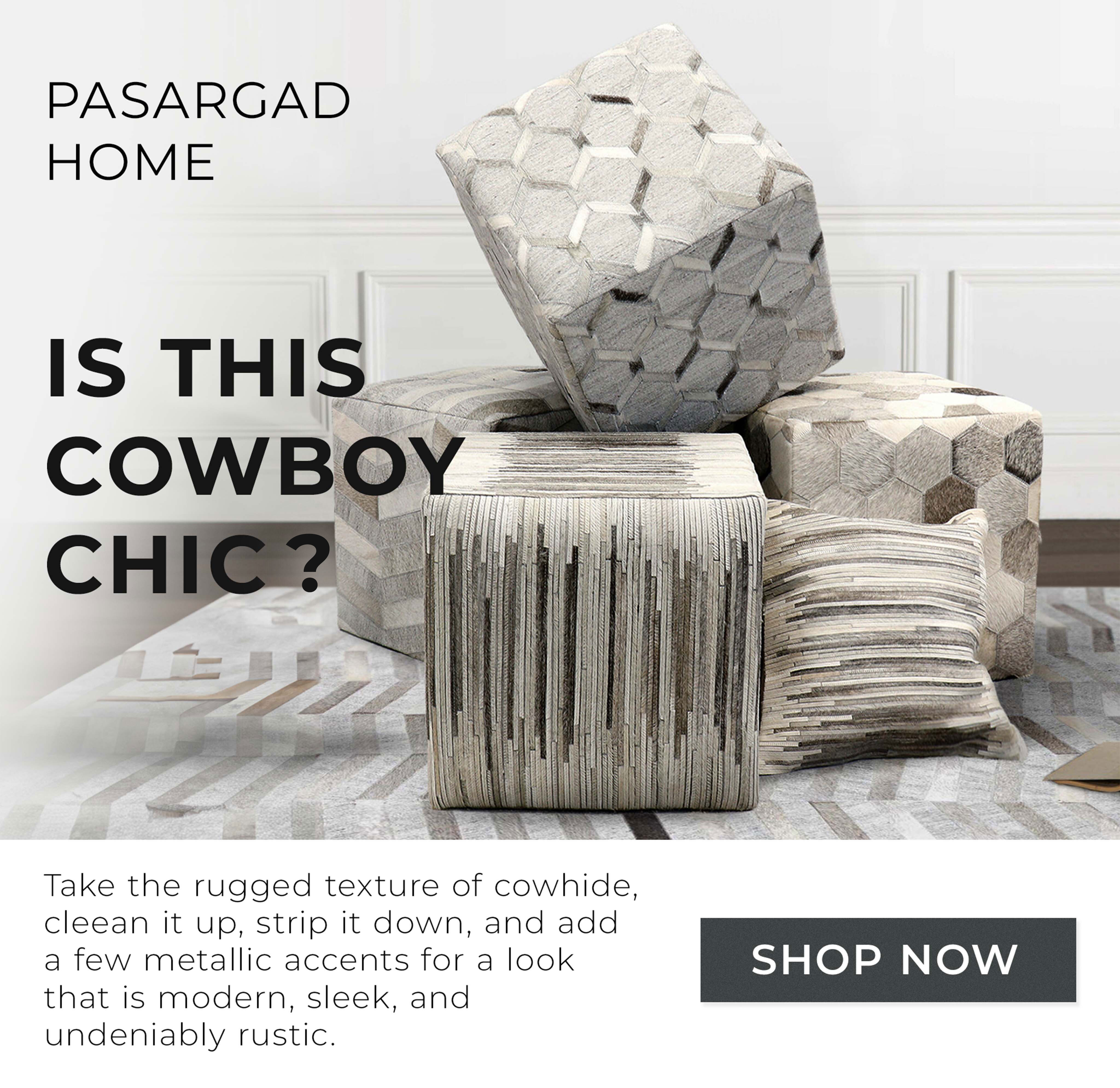 Parsagard Home Cowhide Decor
