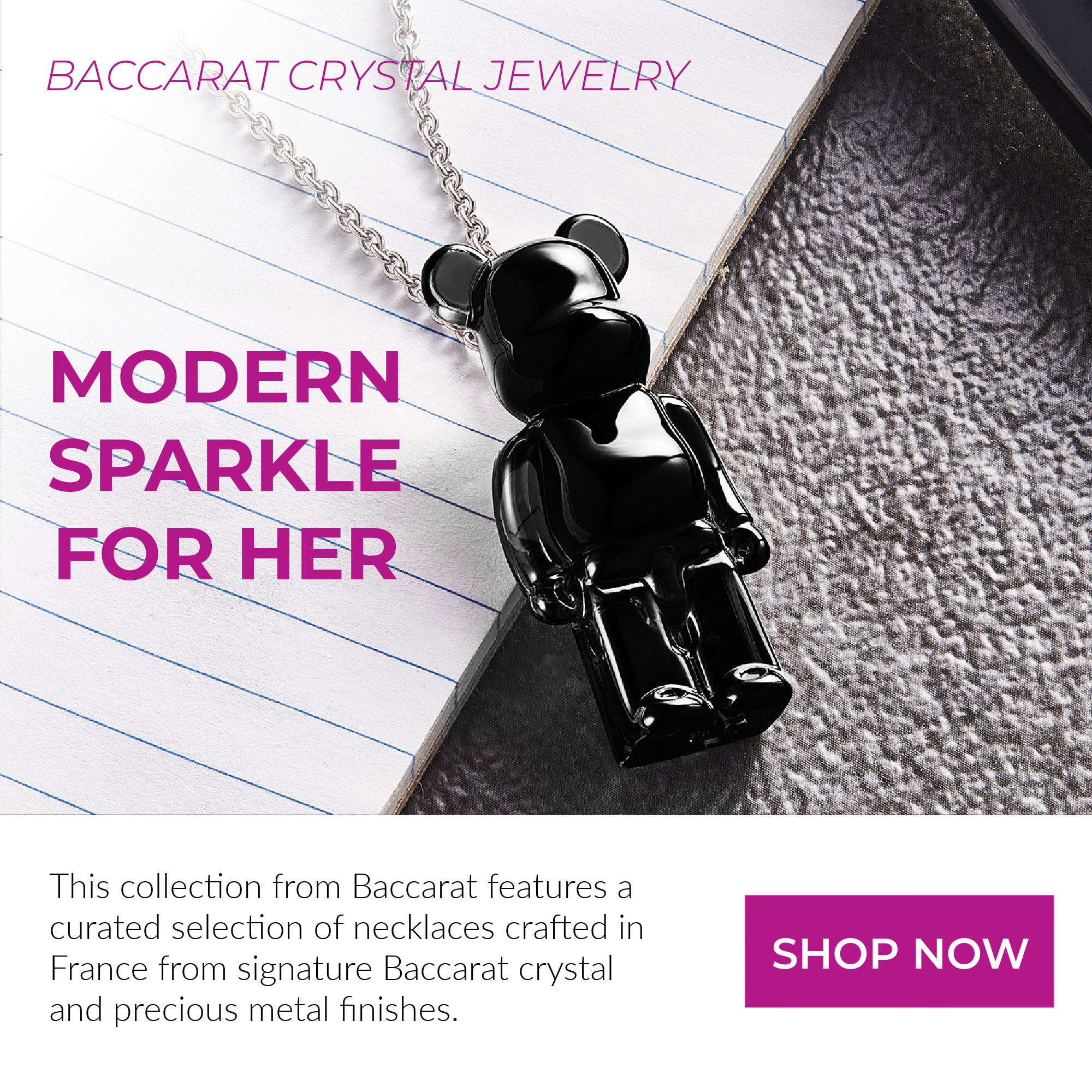 Baccarat Crystal Jewelry
