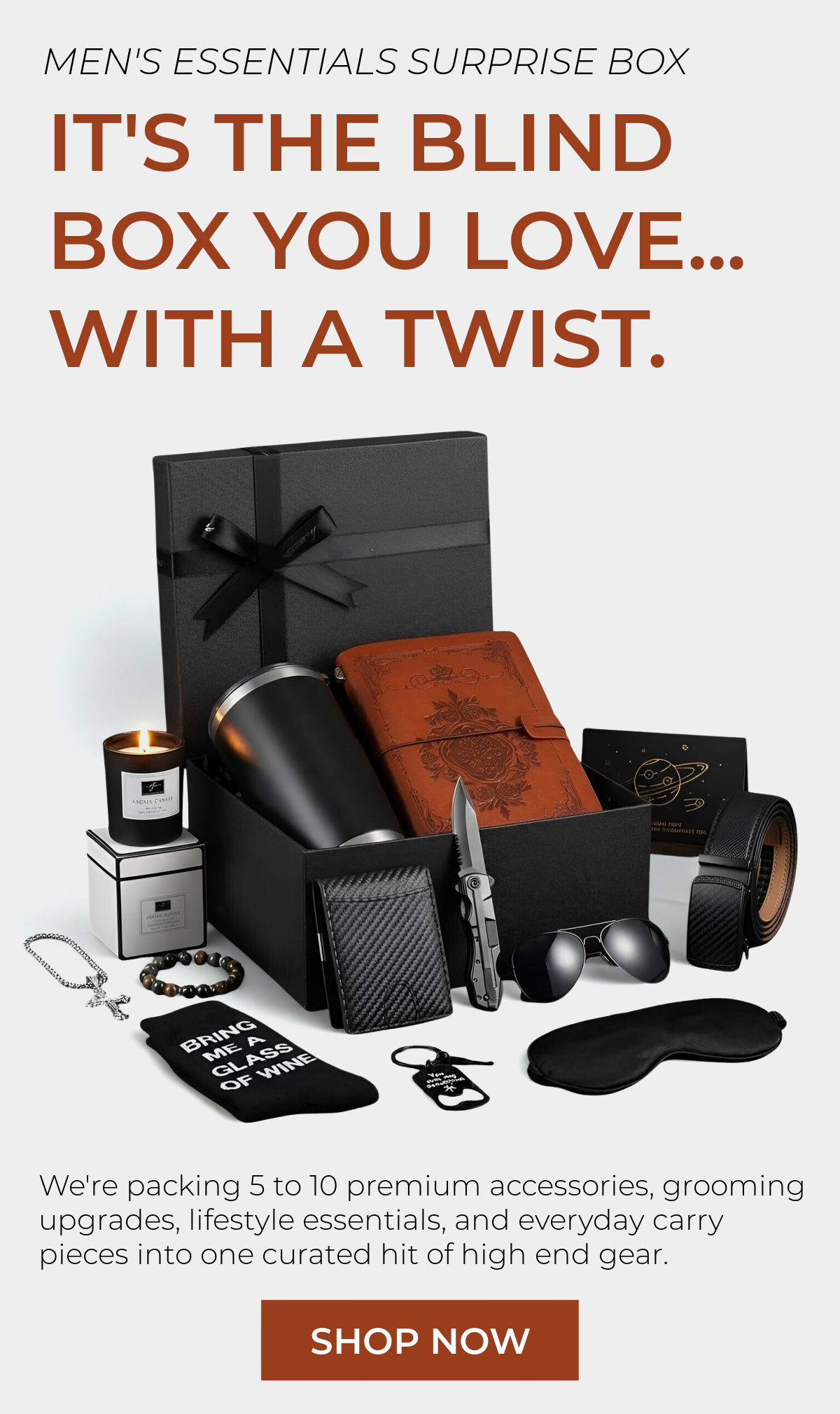 Dropcrate Men's Essentials Surprise Box