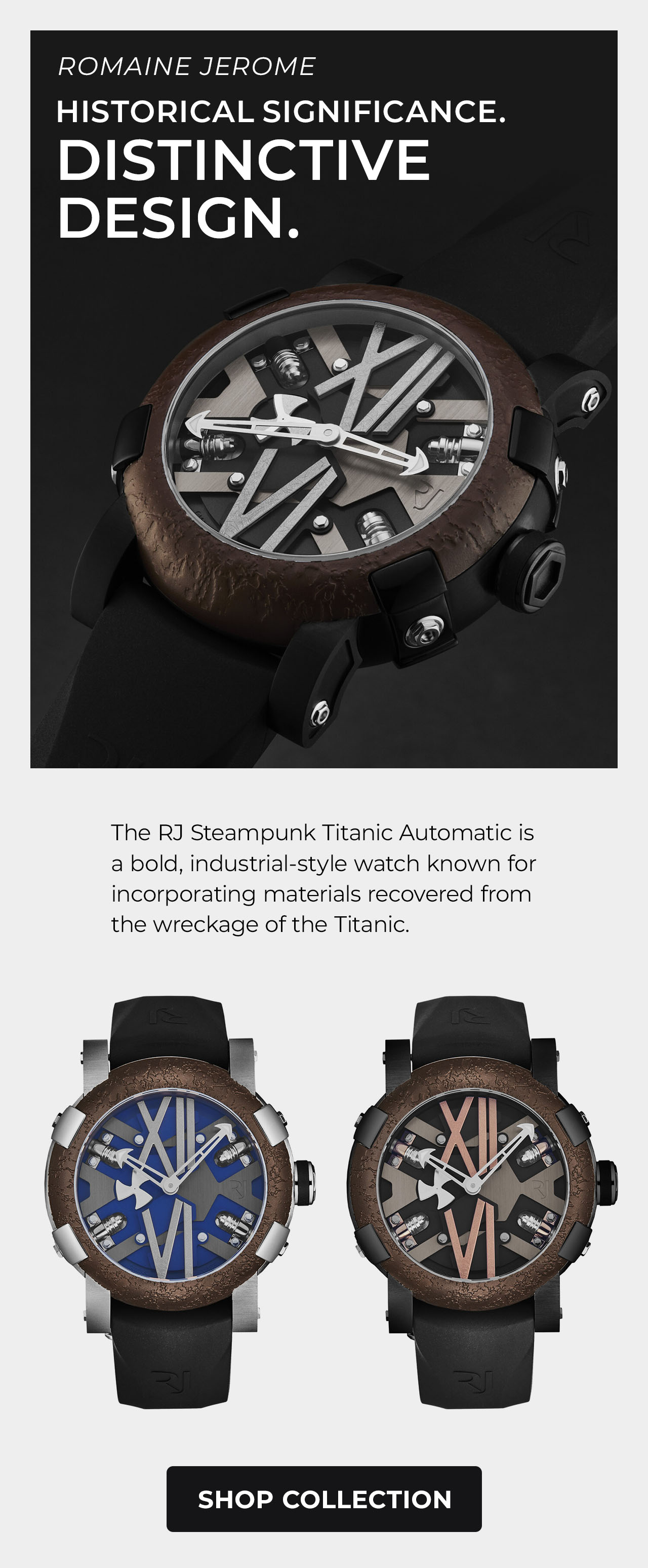 Romaine Jerome Steampunk Watches