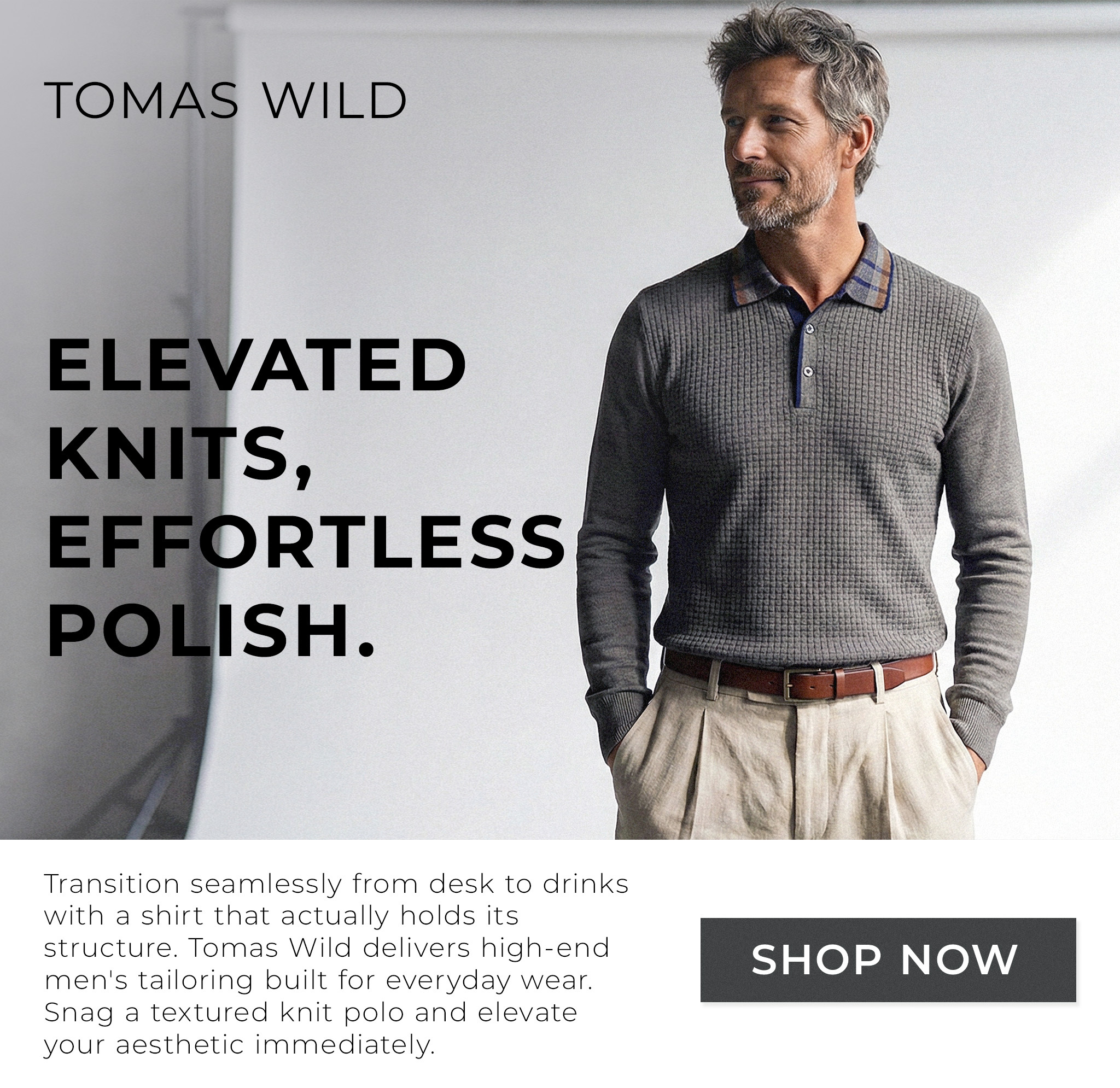 Tomas Wild Collared Sweaters