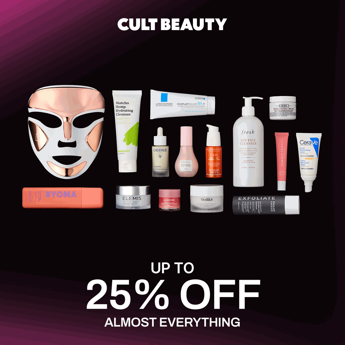UP TO 25% OFF