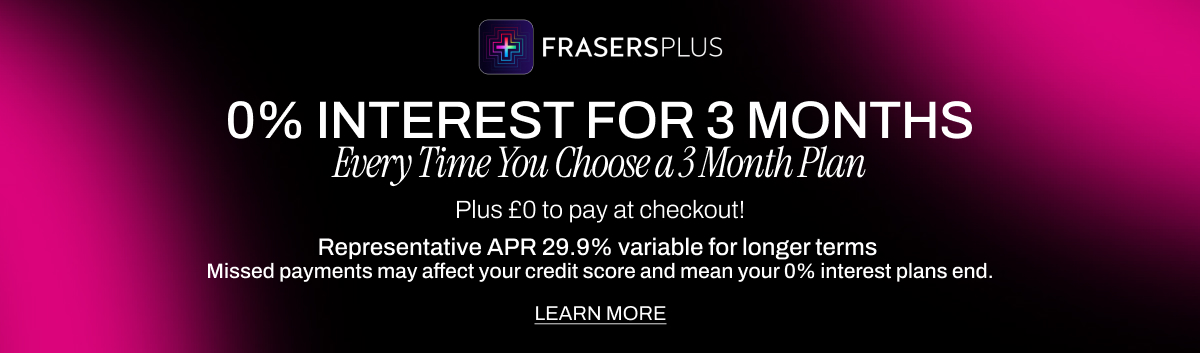 Shop in three with Frasers+