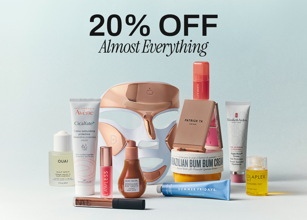 20% OFF ALMOST EVERYTHING