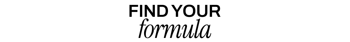Find Your Formula